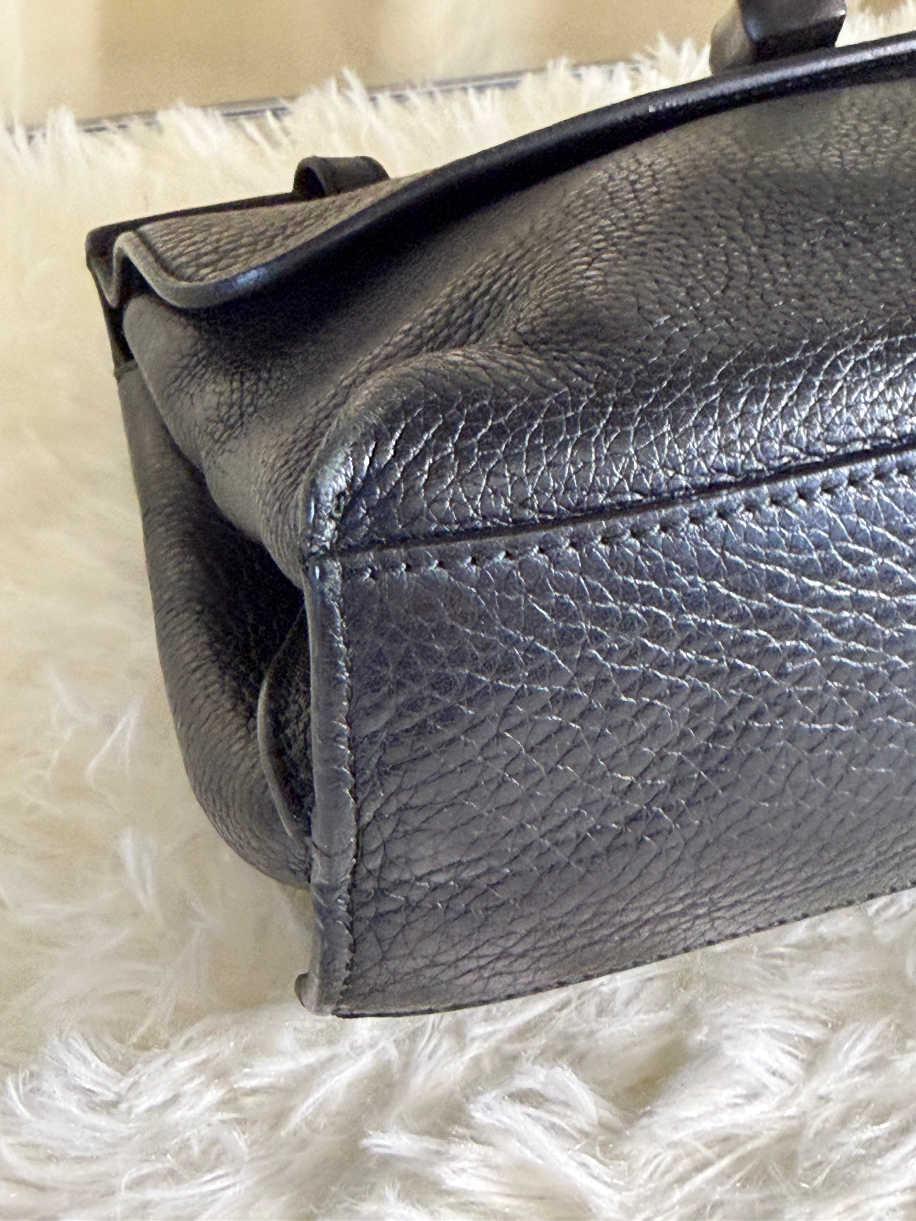 Borsa Gucci Bamboo Daily in Pelle Nera