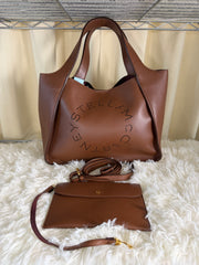Borsa Tote Marrone di Stella McCartney in Ecopelle