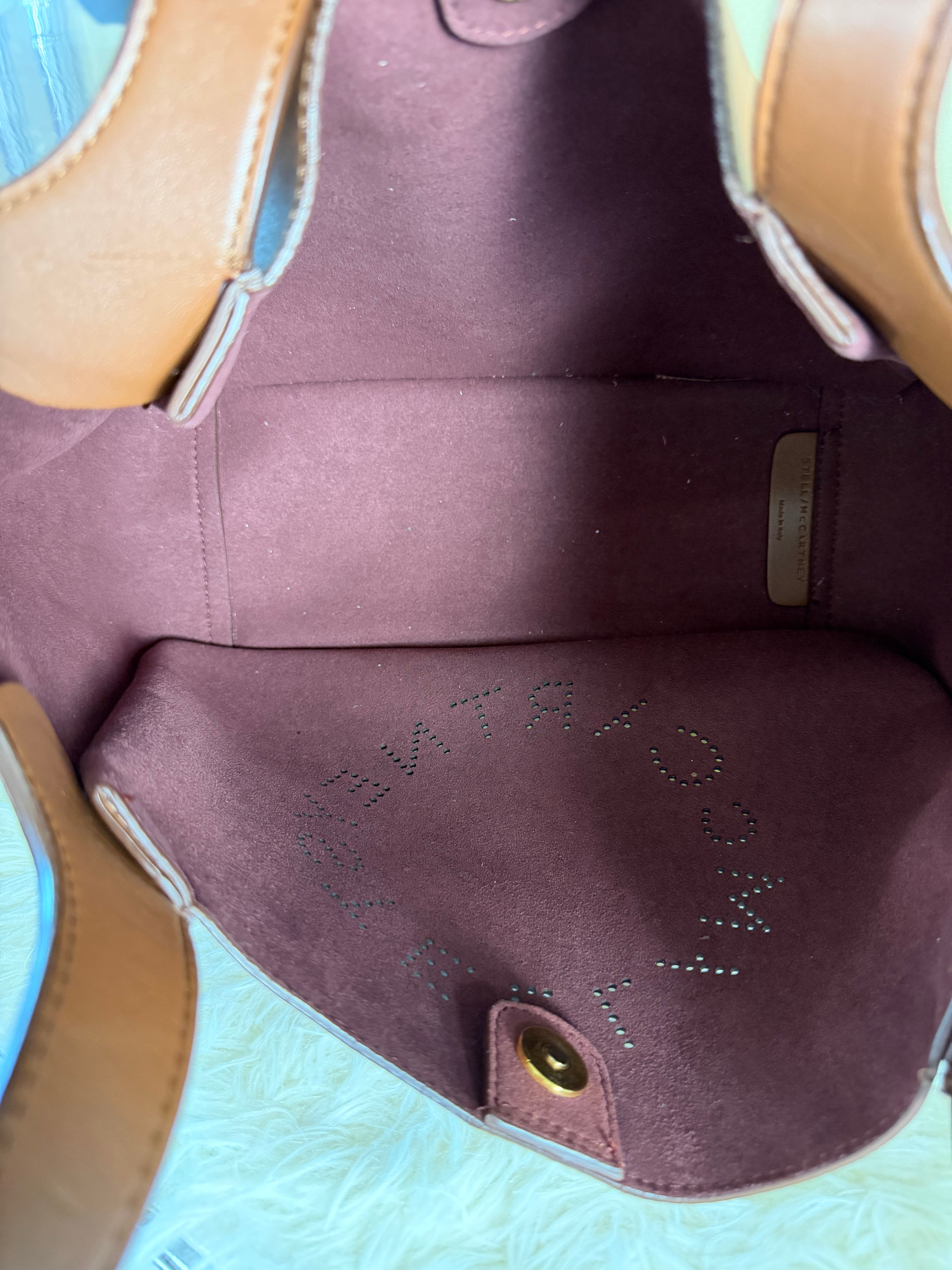 Borsa Tote Marrone di Stella McCartney in Ecopelle