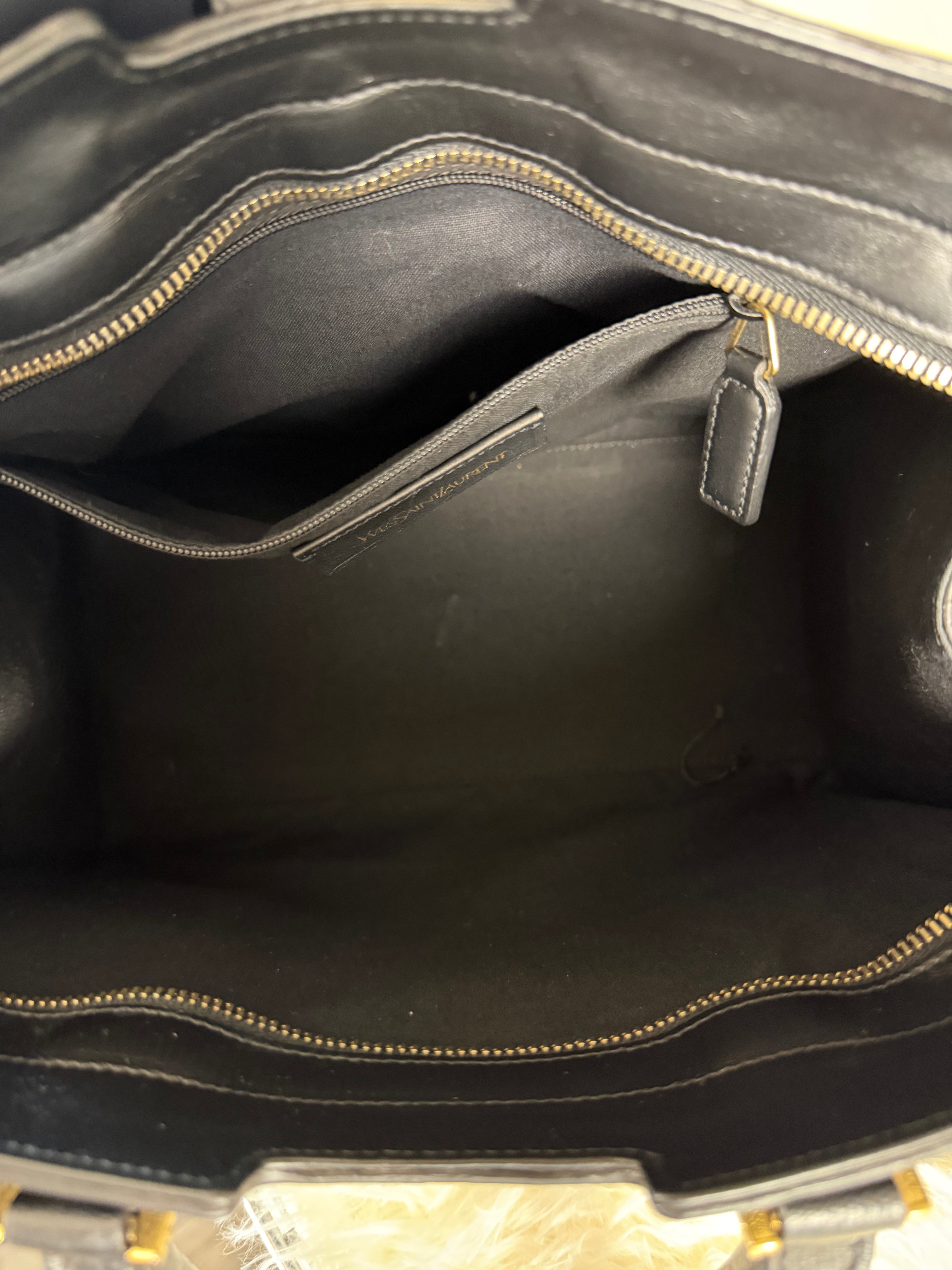 Borsa Saint Laurent Cabas Chyc Nera