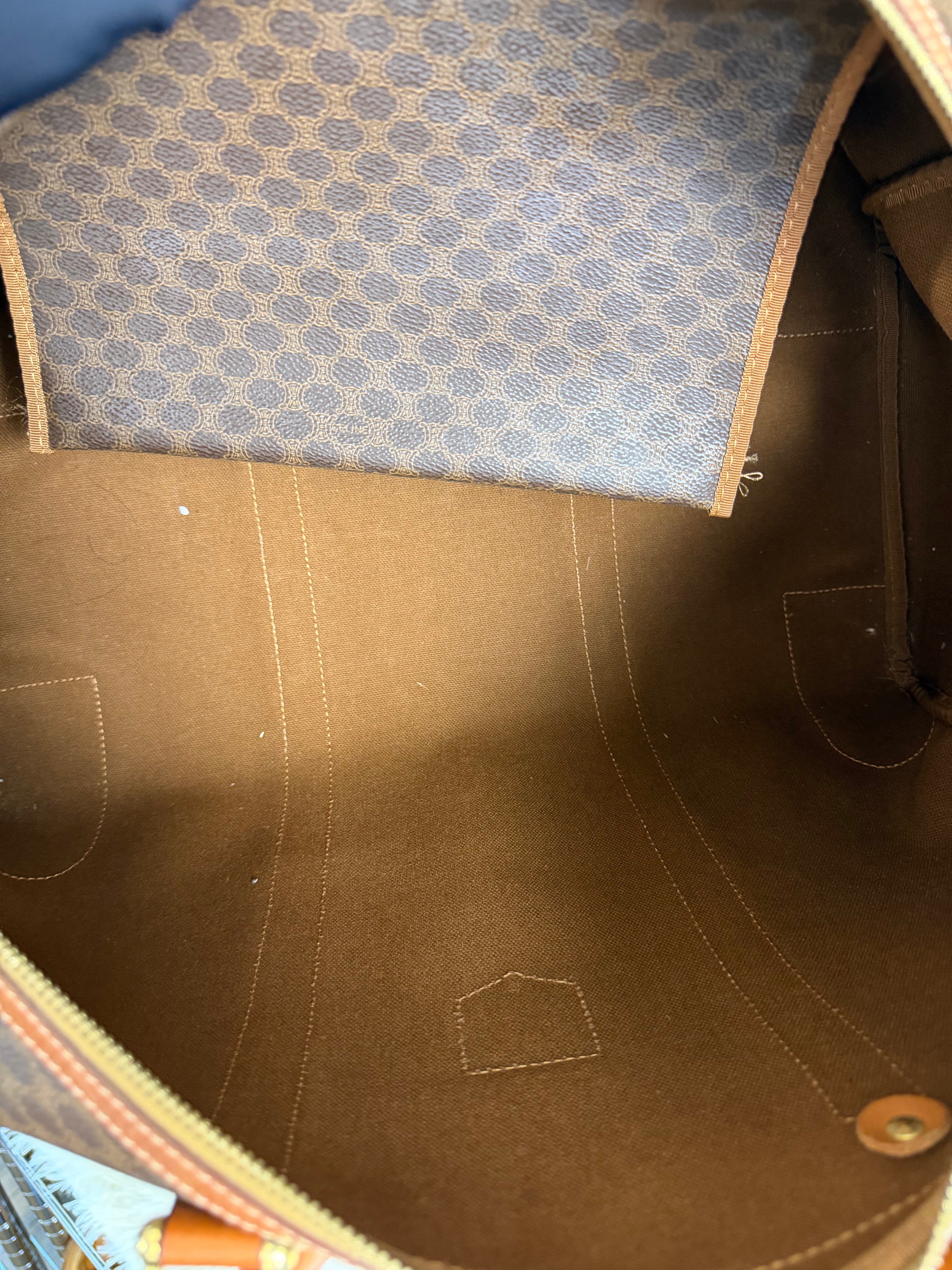 Borsone da Viaggio Céline in Iconica Tela Macadam
