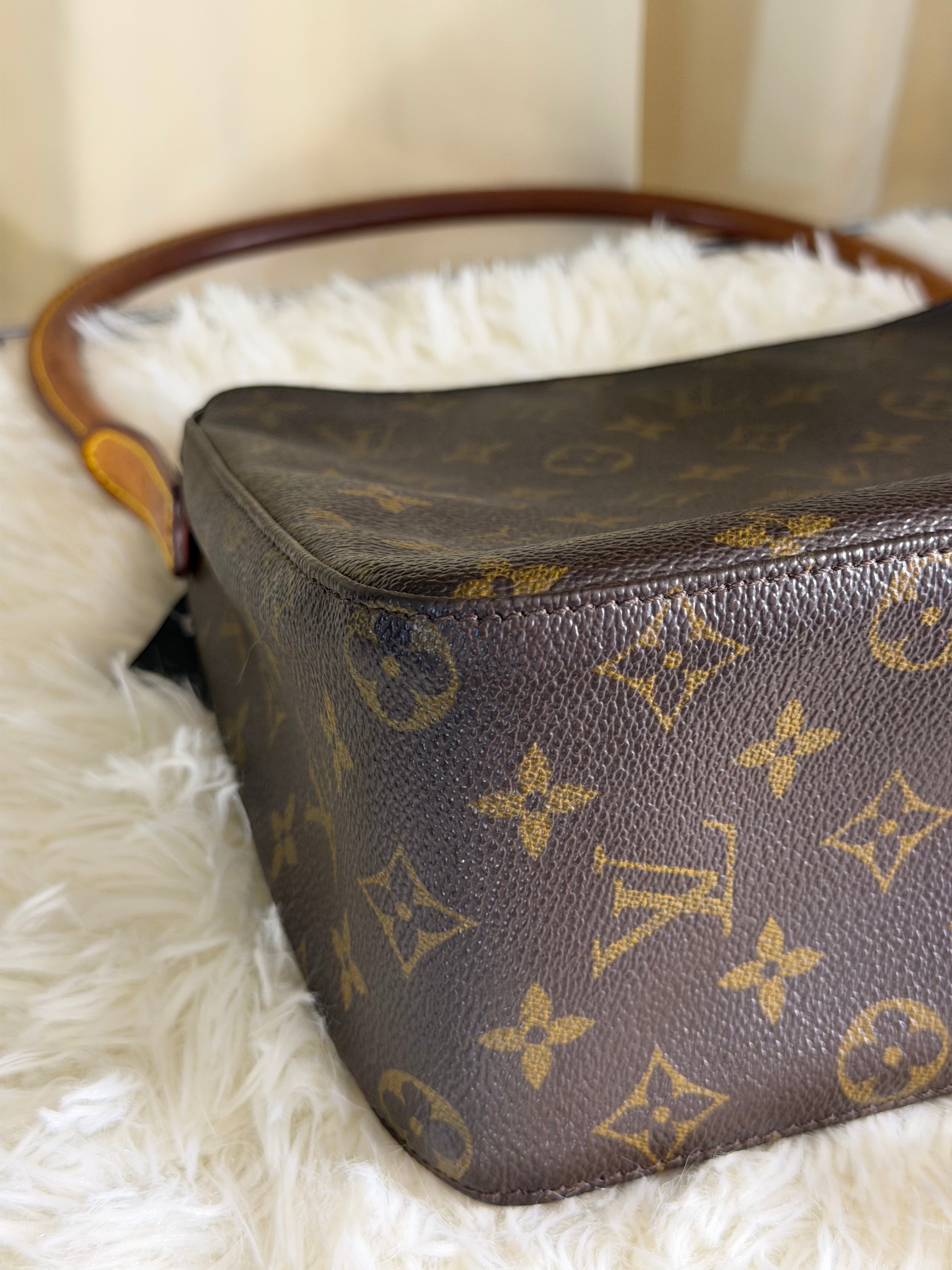 Borsa a Spalla Louis Vuitton Looping MM in Tela Monogram