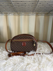 Borsa a Tracolla Vintage Céline in Tela Macadam