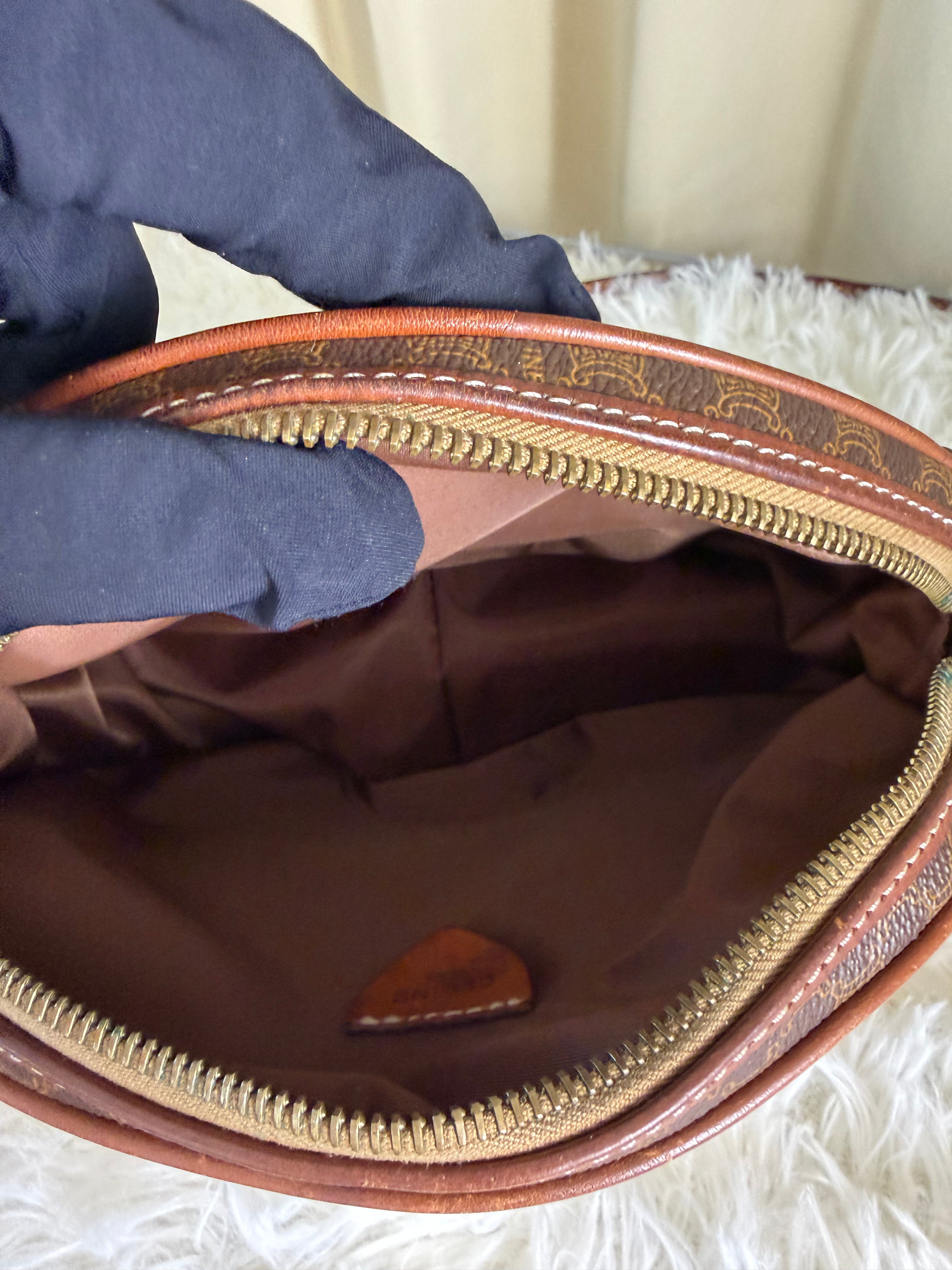Borsa a Tracolla Vintage Céline in Tela Macadam