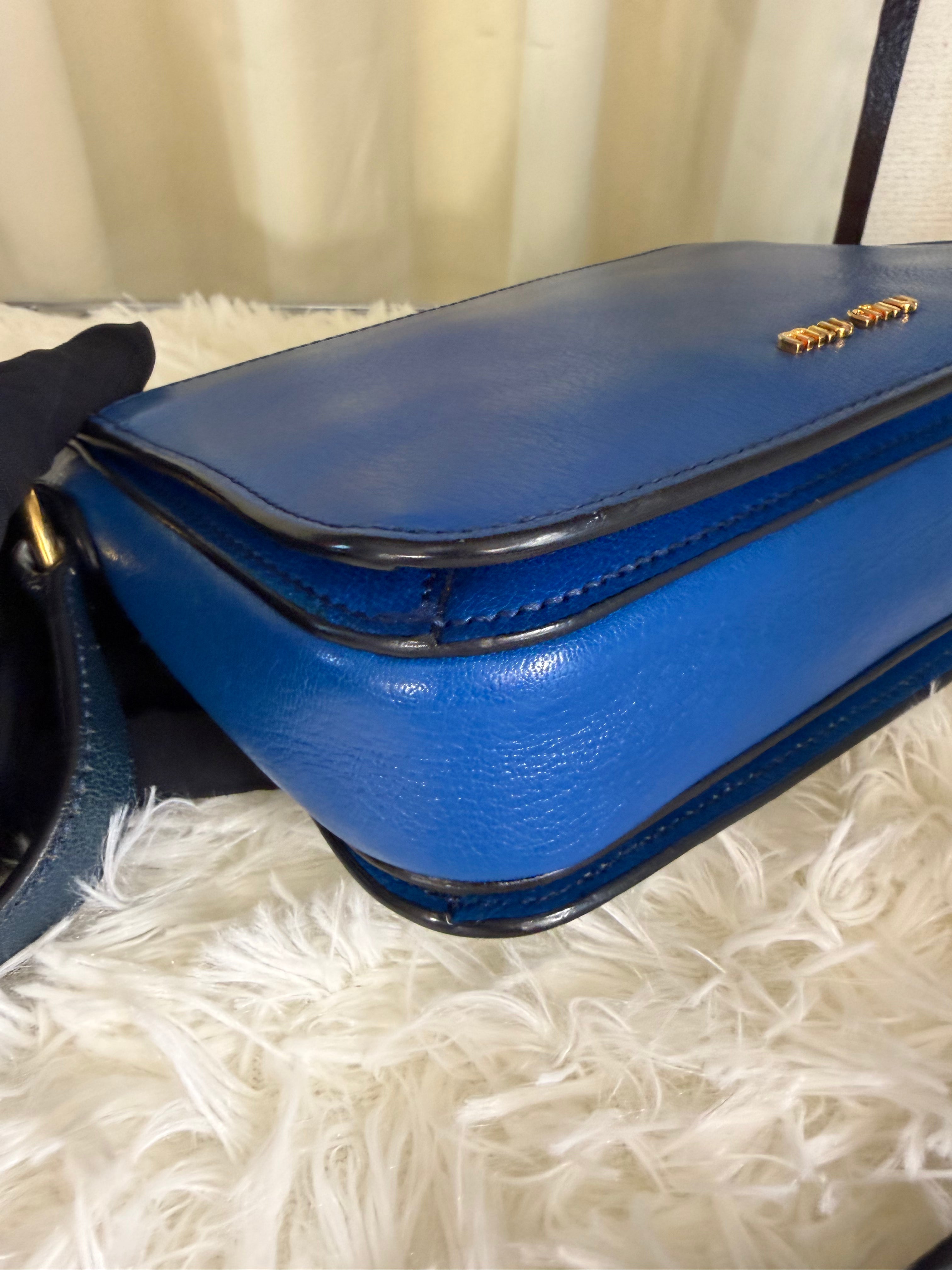 Borsa a Tracolla Two Tone e in Pelle di Miu Miu