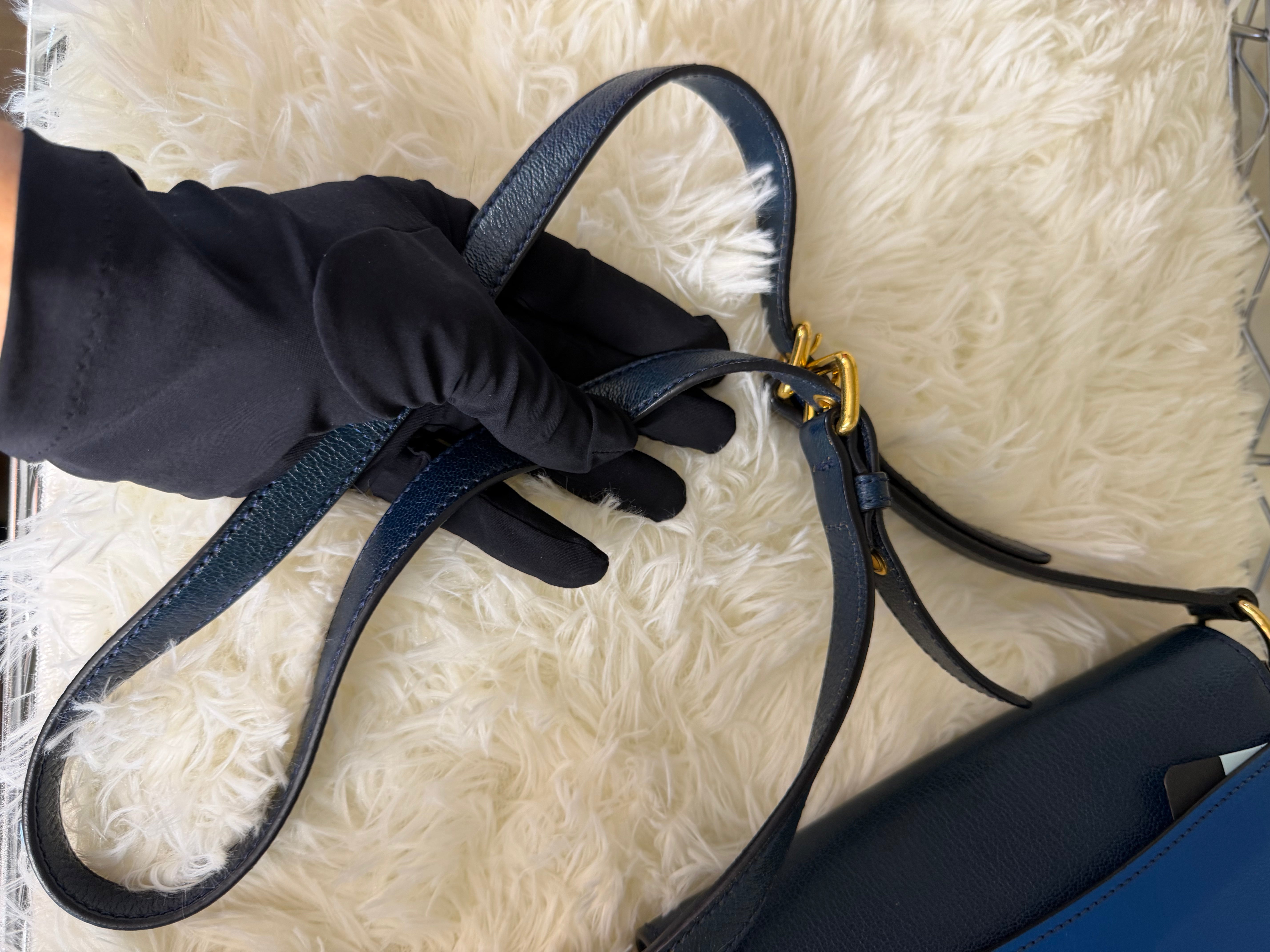 Borsa a Tracolla Two Tone e in Pelle di Miu Miu