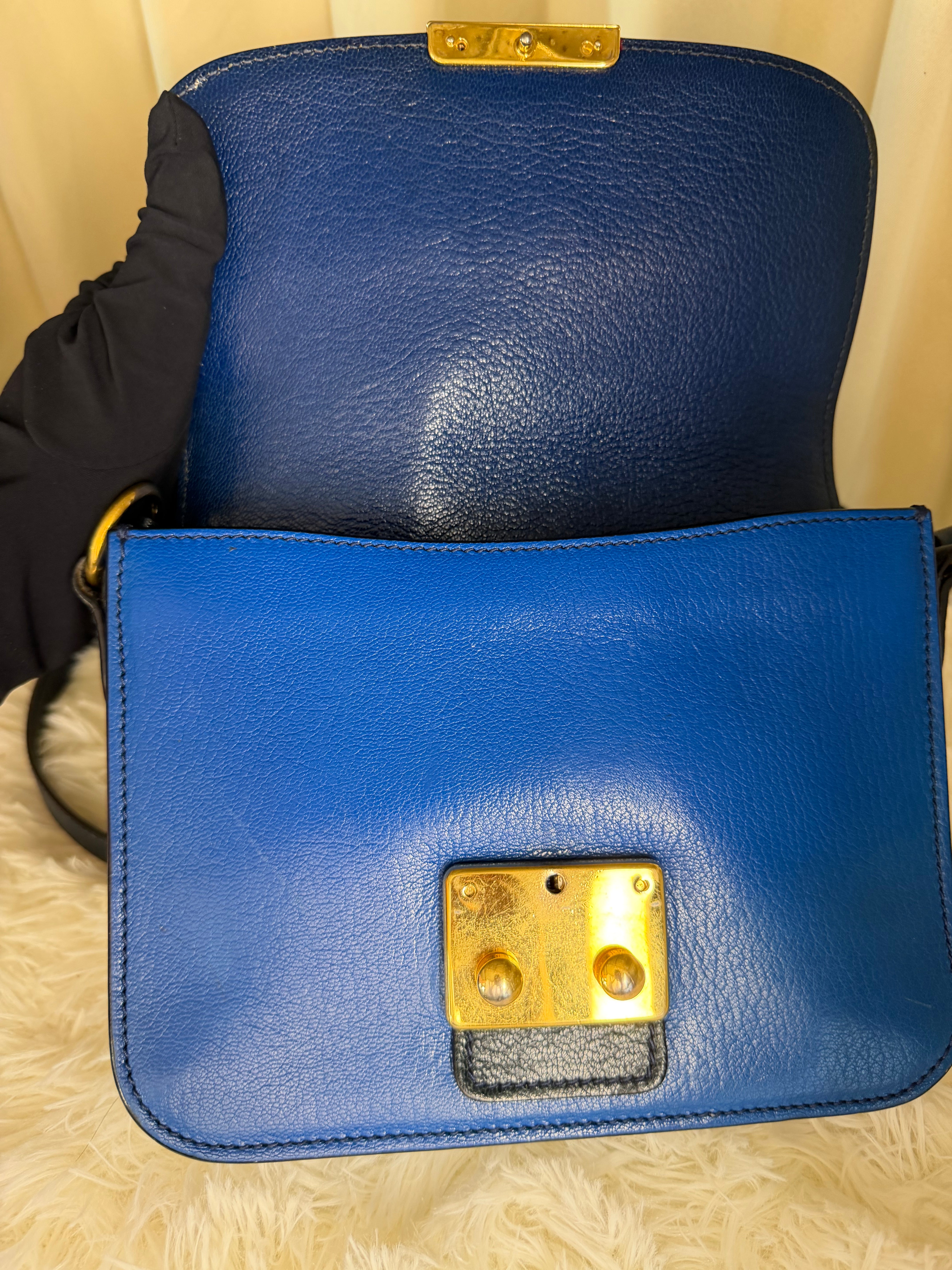 Borsa a Tracolla Two Tone e in Pelle di Miu Miu
