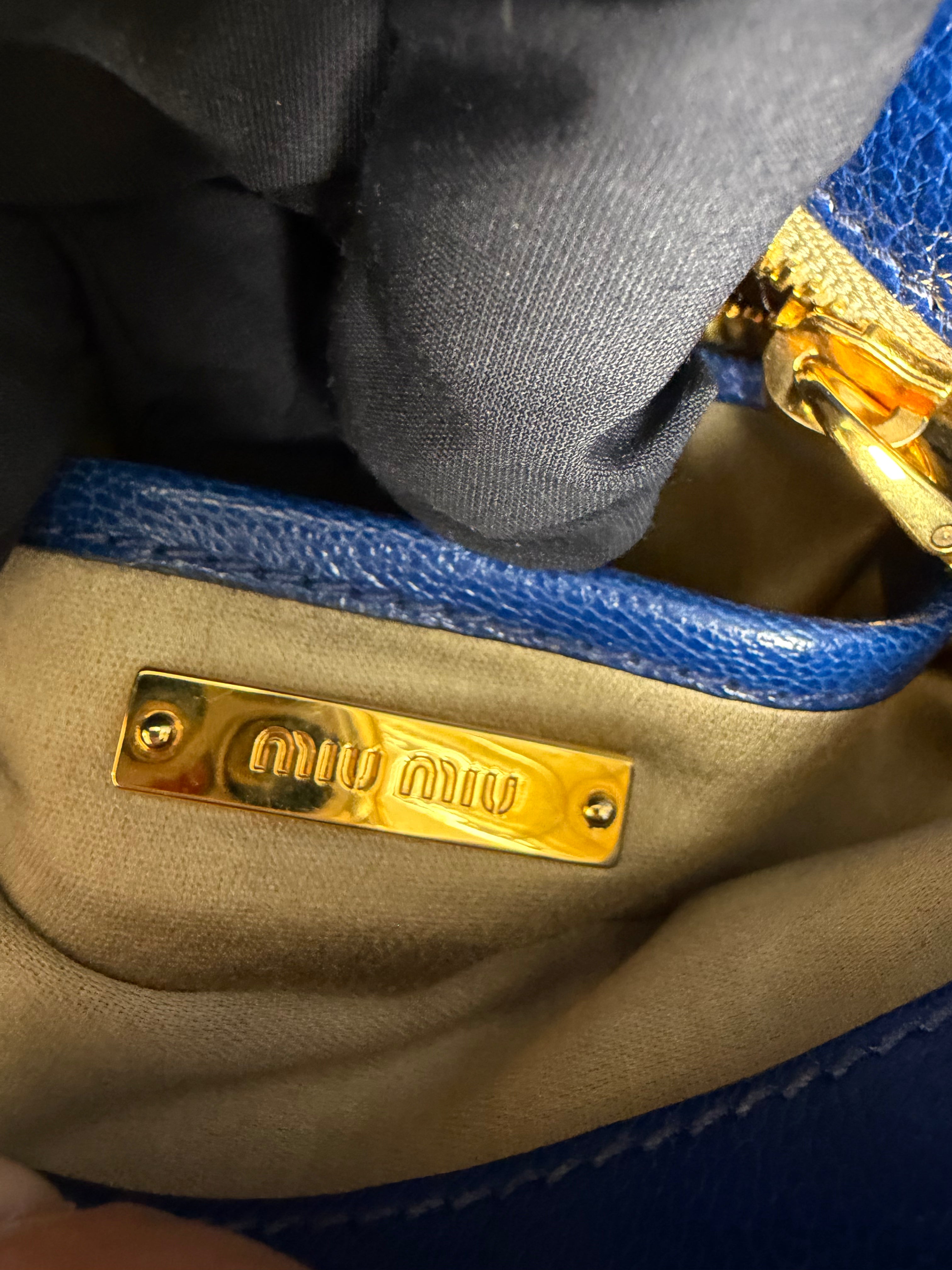 Borsa a Tracolla Two Tone e in Pelle di Miu Miu