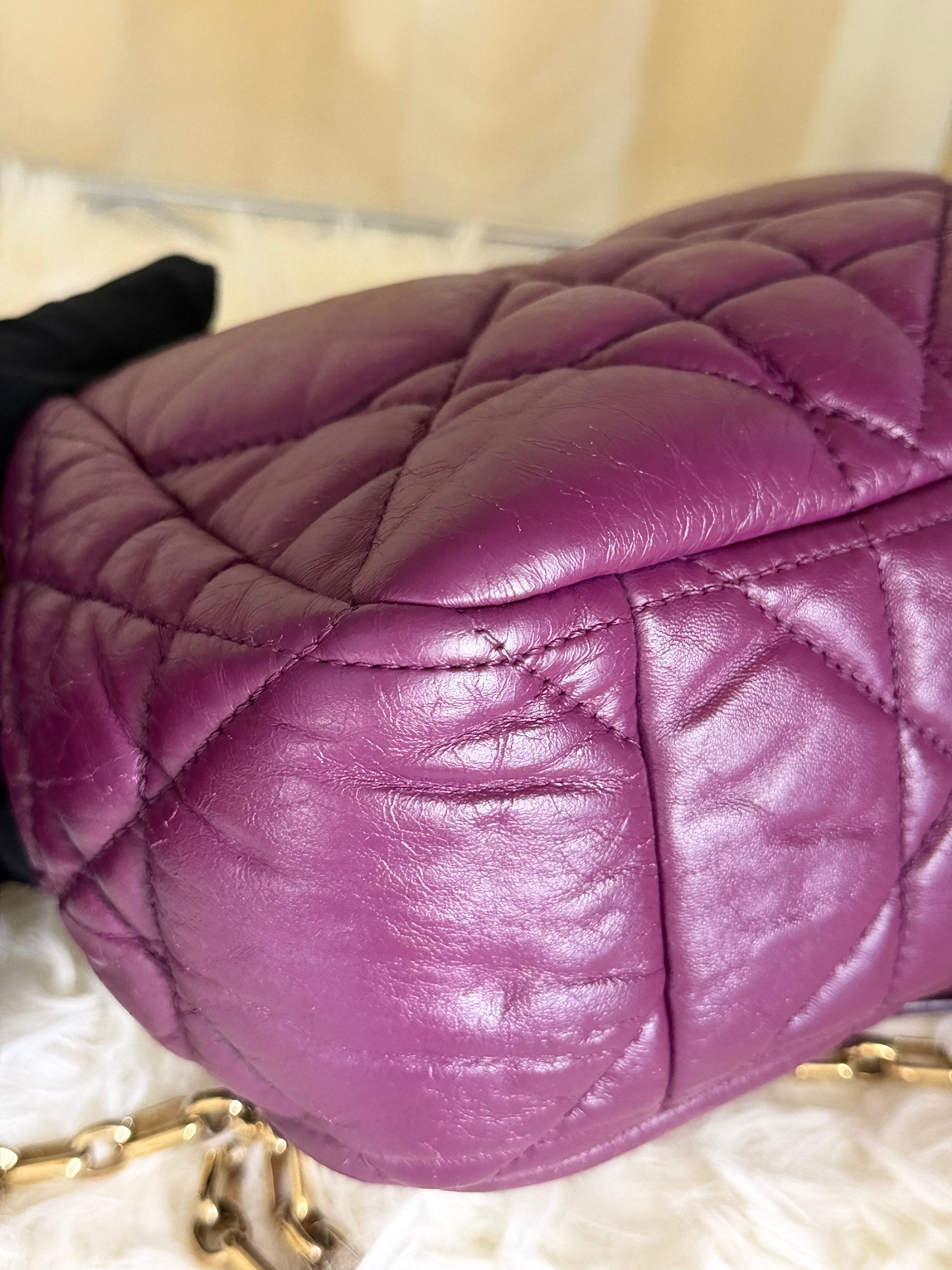 Borsa Christian Dior Milly La Forêt in Morbida Pelle Trapuntata Viola