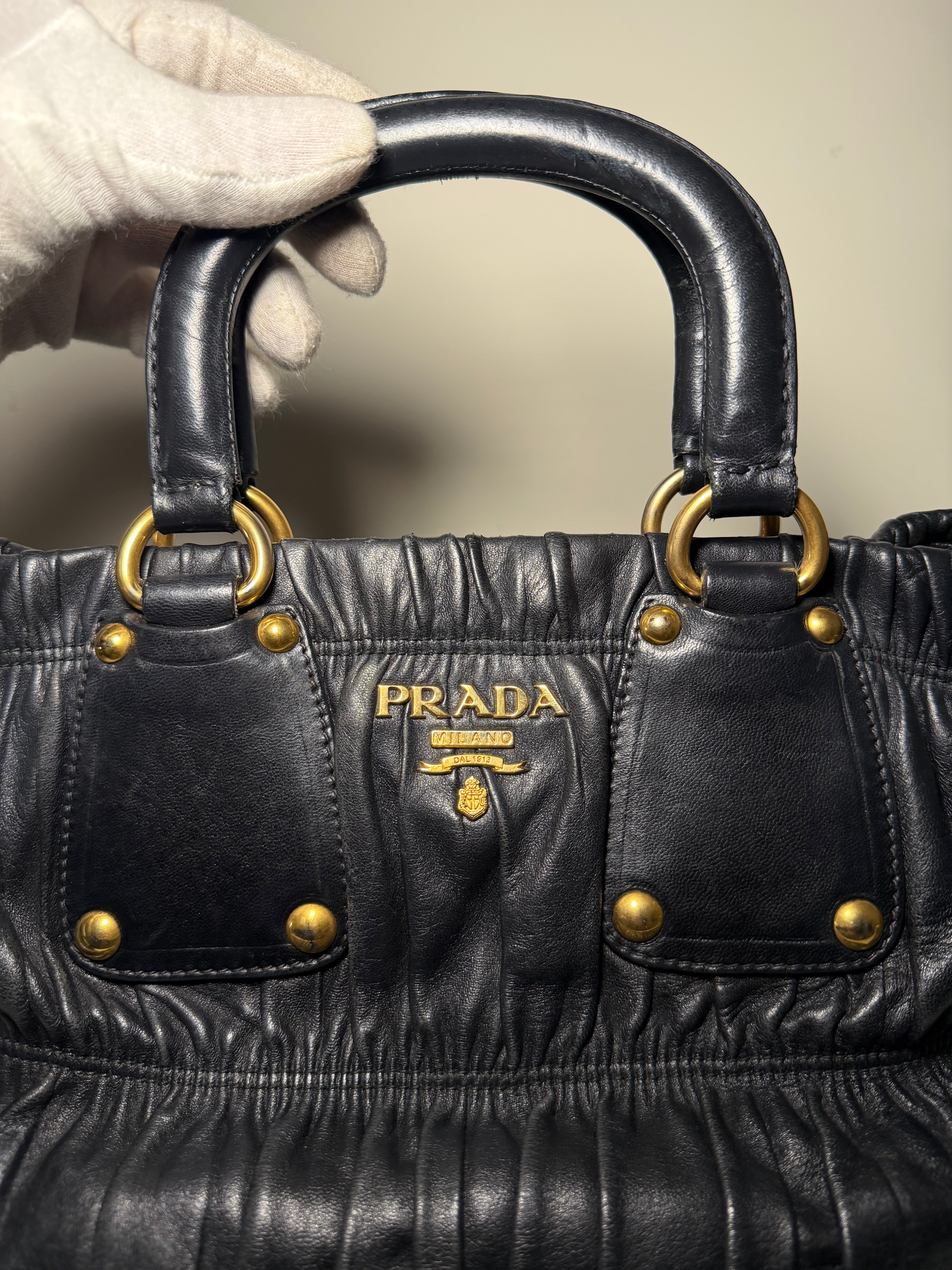 Borsa Prada Nappa Leather Tote Gaufre