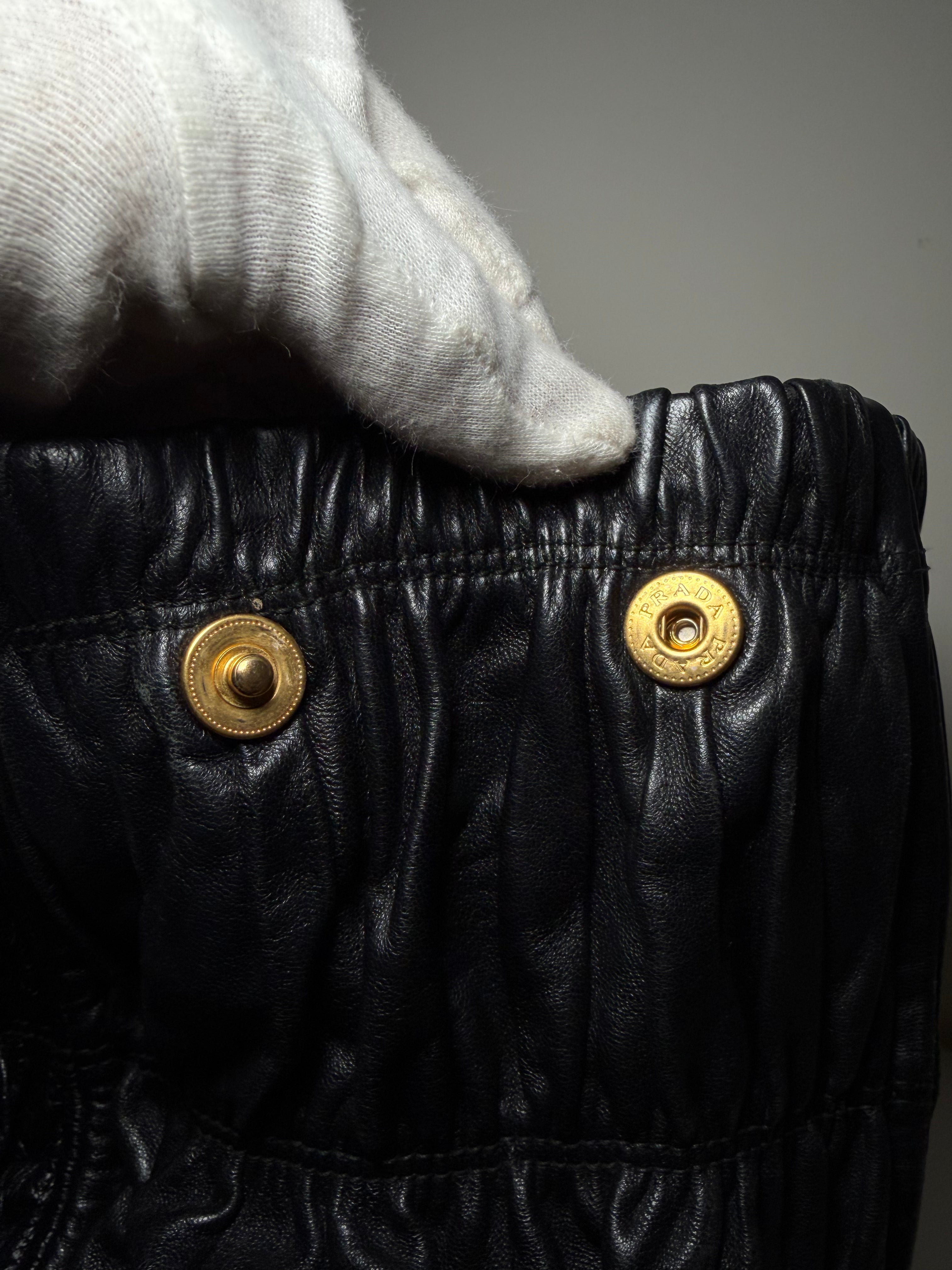Borsa Prada Nappa Leather Tote Gaufre