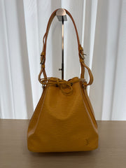 Borsa Louis Vuitton Petit Noé in Pelle Epi Color Giallo Tassil