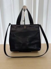 Borsa Vintage di Chanel in Pelle Caviar