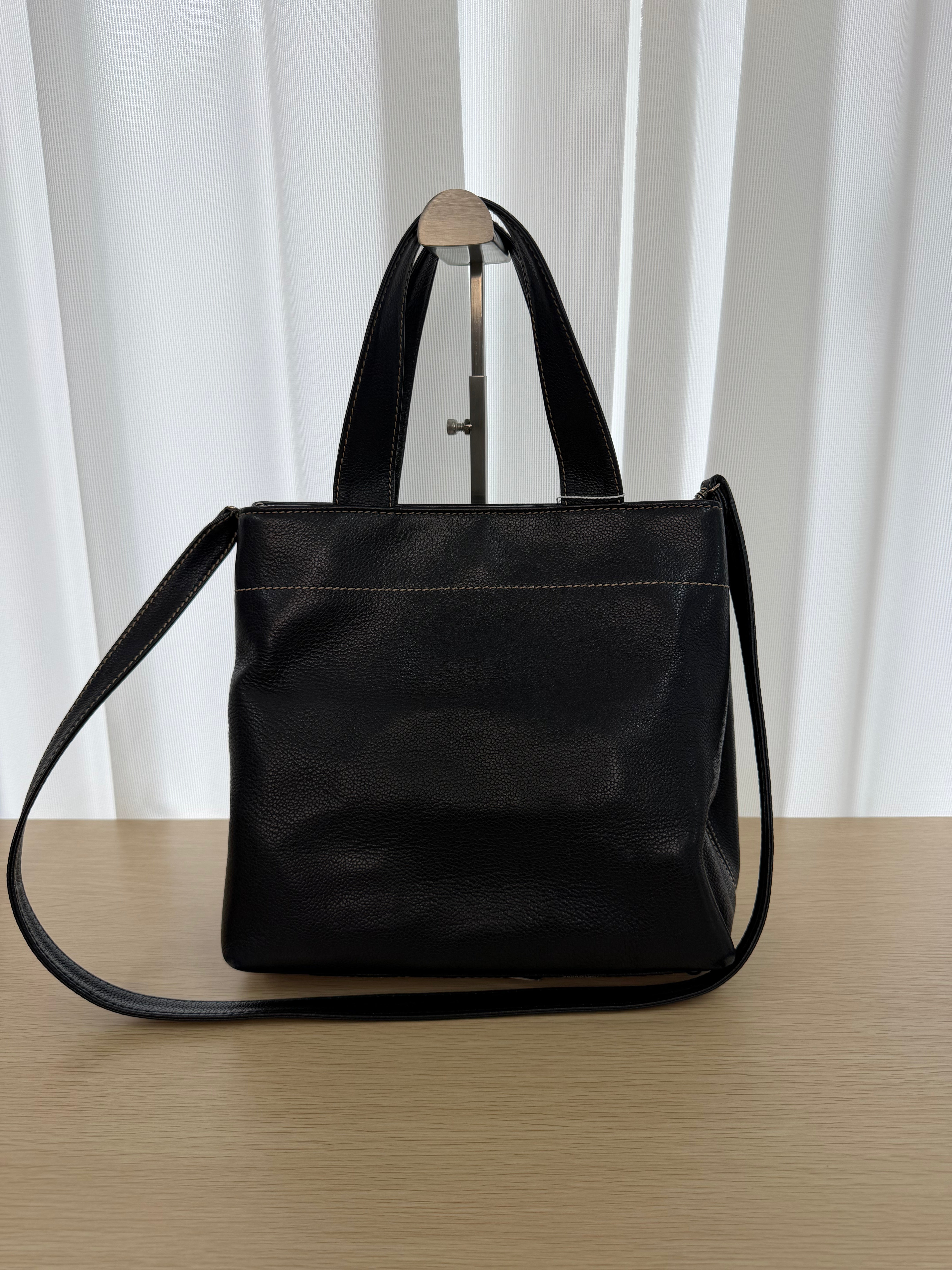 Borsa Vintage di Chanel in Pelle Caviar
