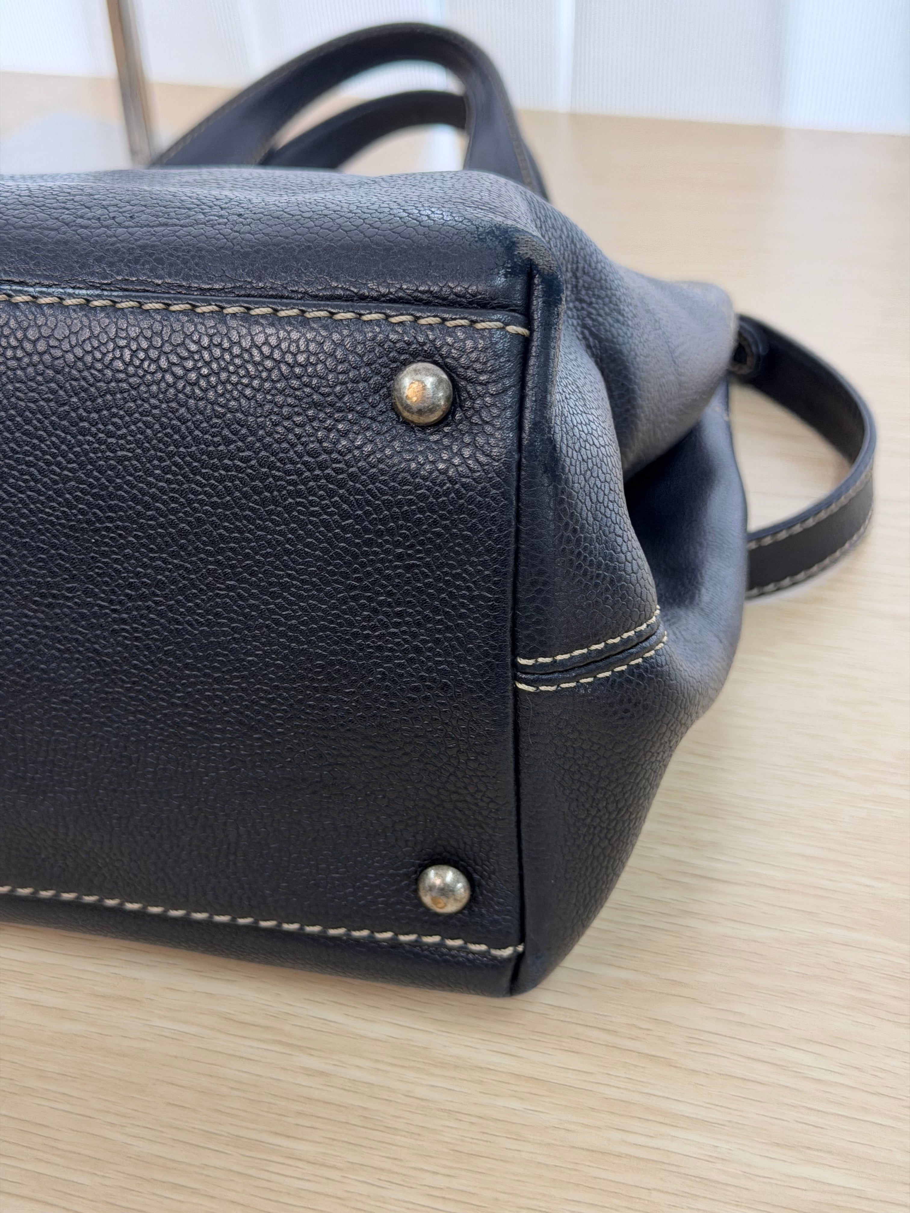 Borsa Vintage di Chanel in Pelle Caviar