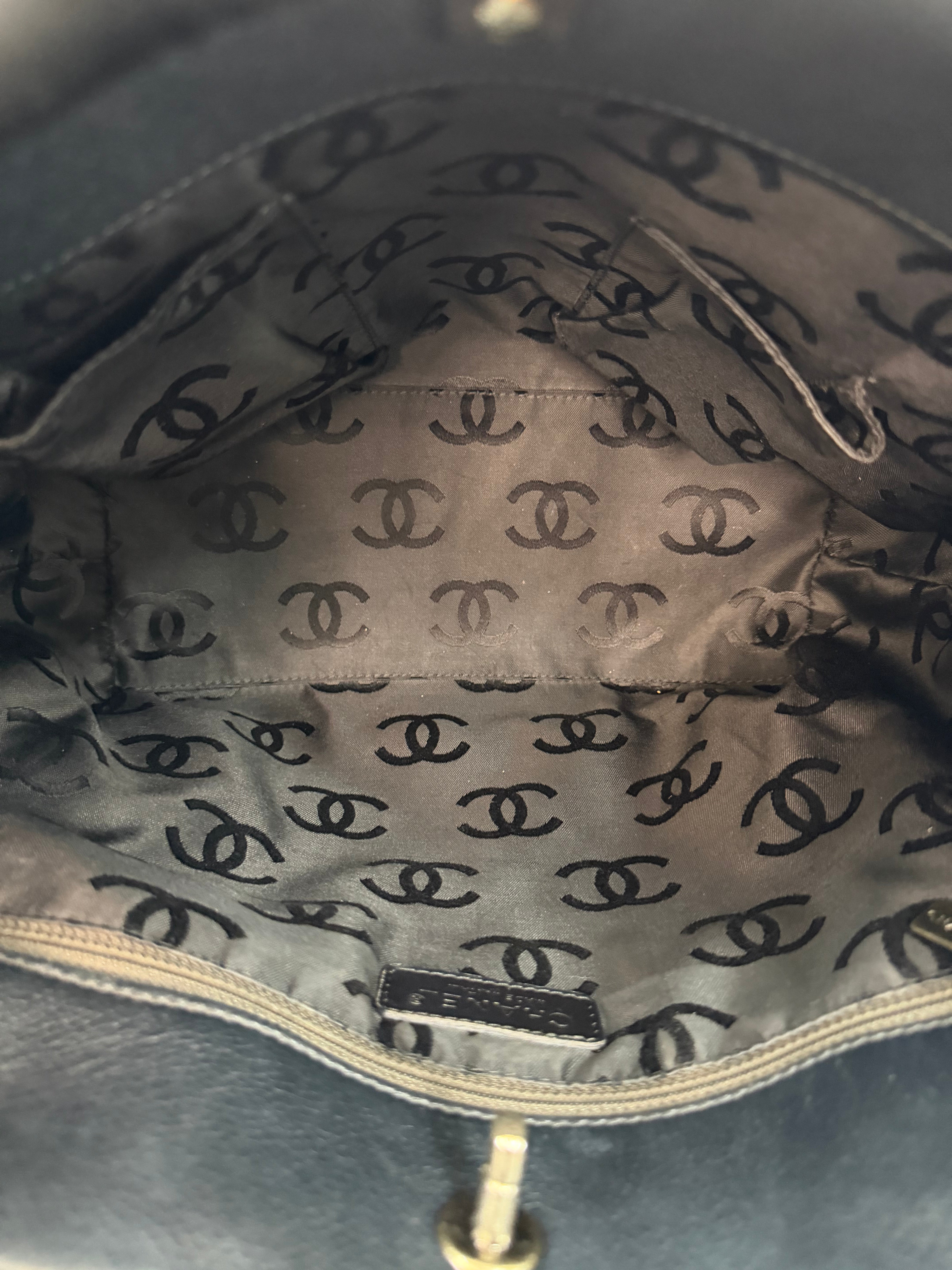 Borsa Vintage di Chanel in Pelle Caviar