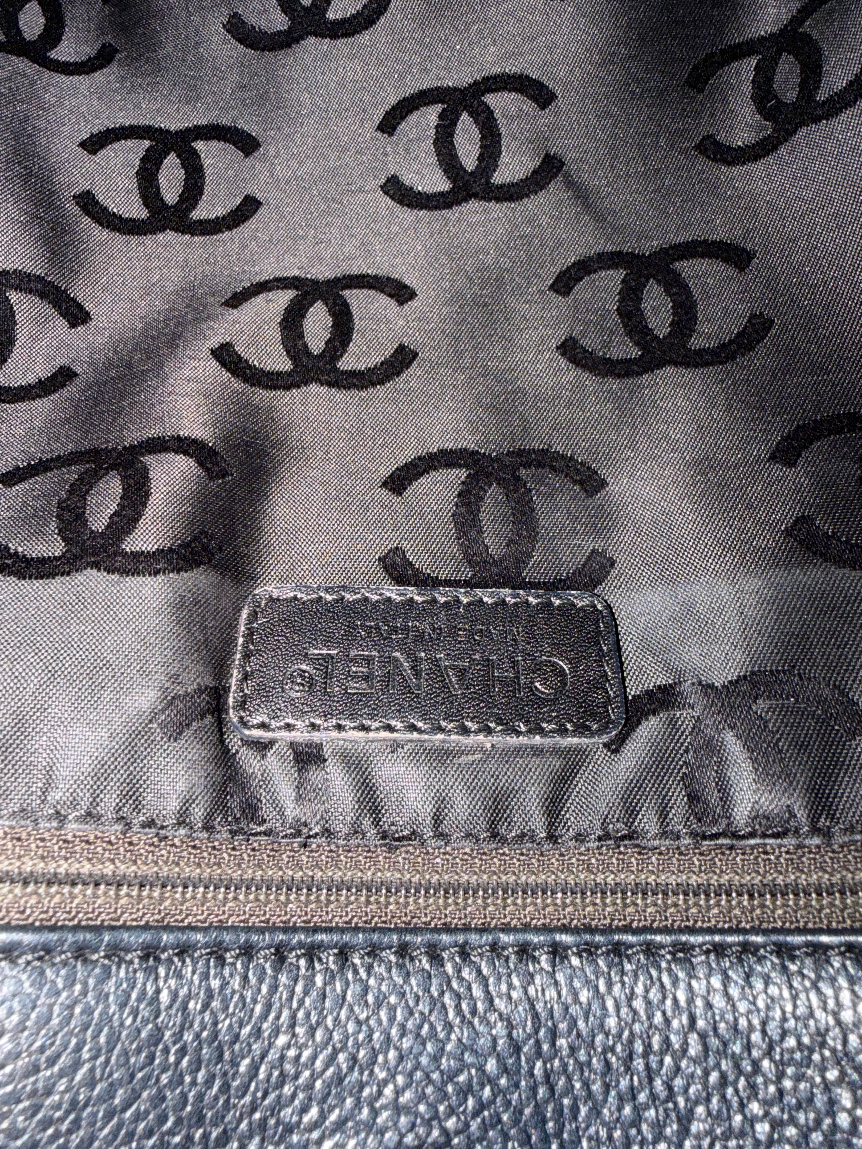 Borsa Vintage di Chanel in Pelle Caviar