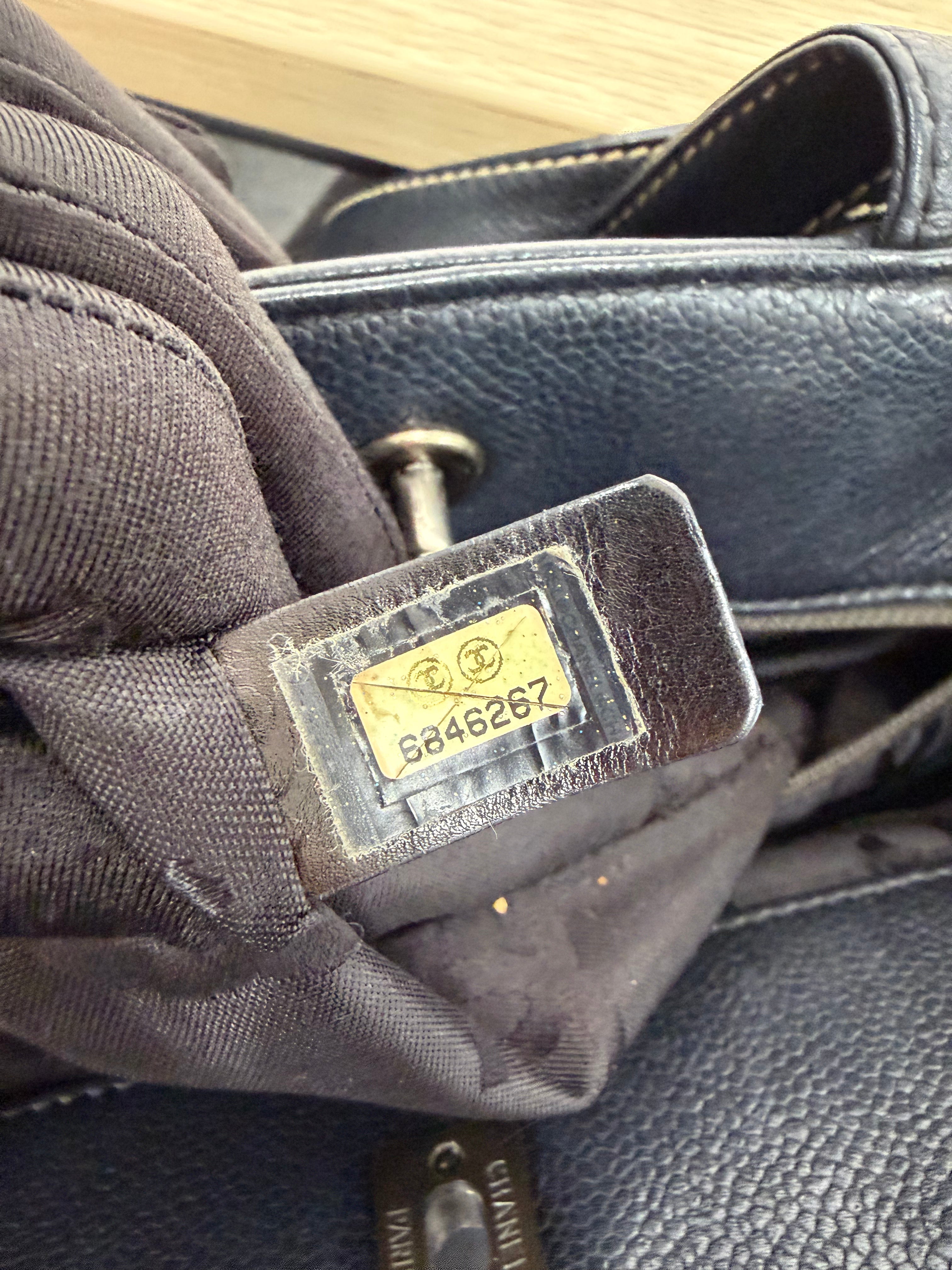 Borsa Vintage di Chanel in Pelle Caviar