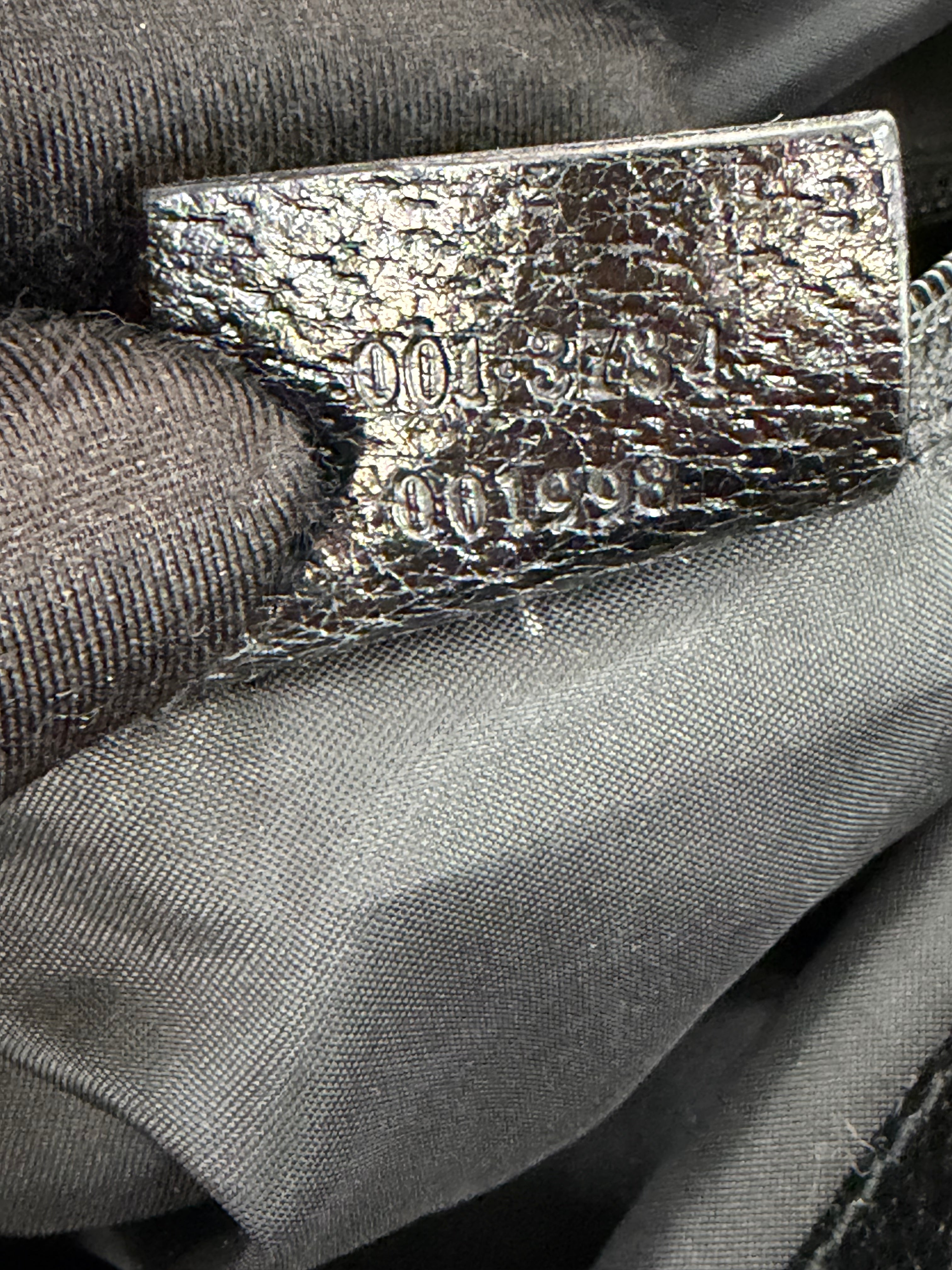 Borsa a spalla Gucci Jackie in Nylon Nero