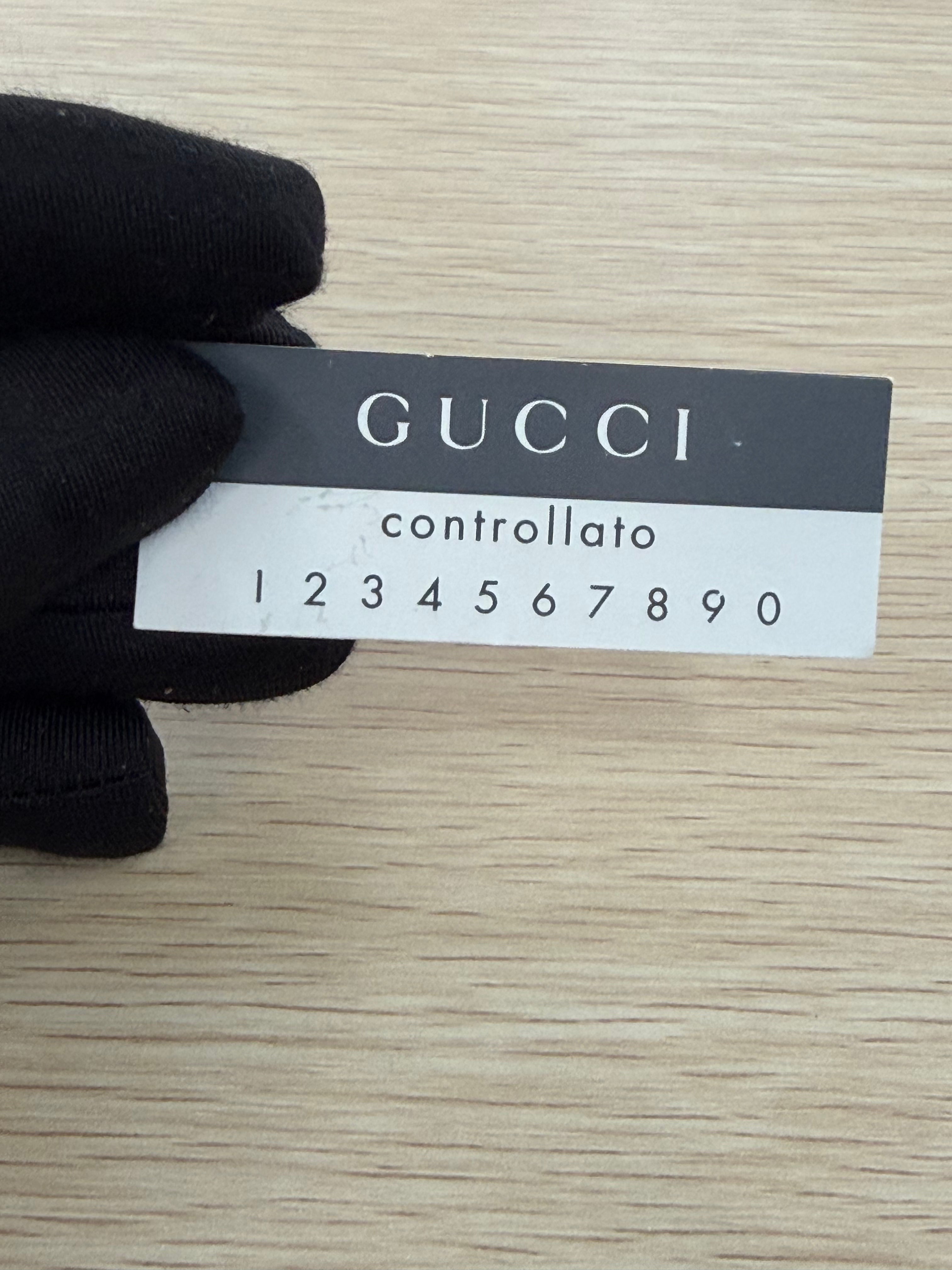 Borsa a spalla Gucci Jackie in Nylon Nero
