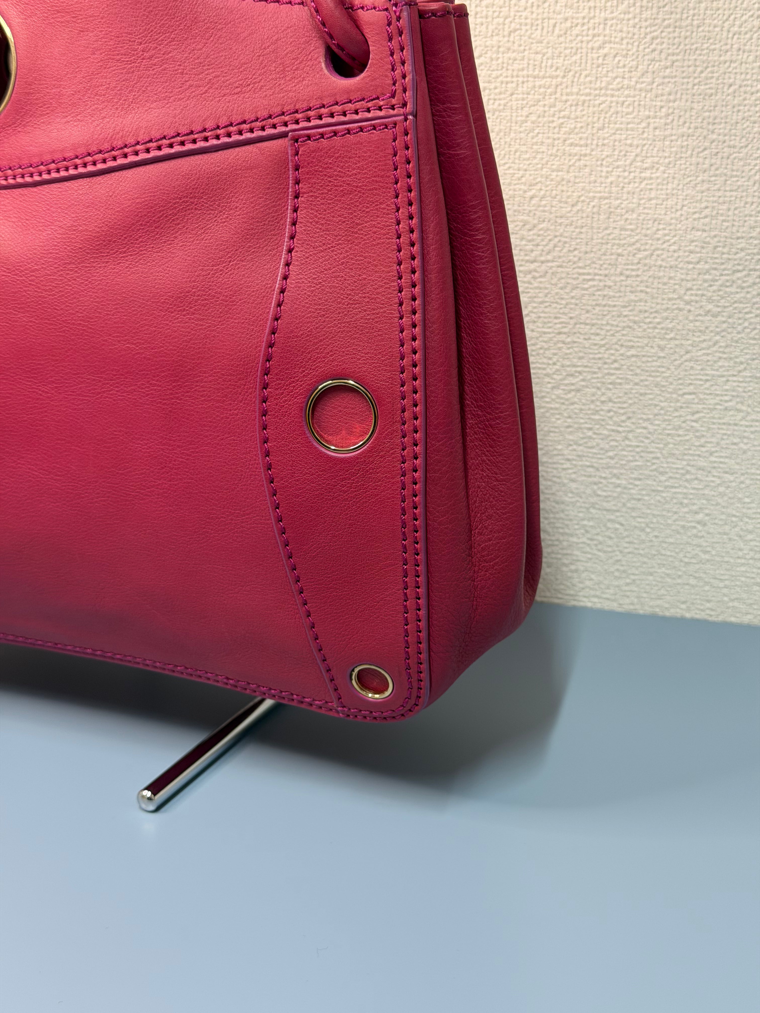 Borsa a Spalla Fucsia di Céline