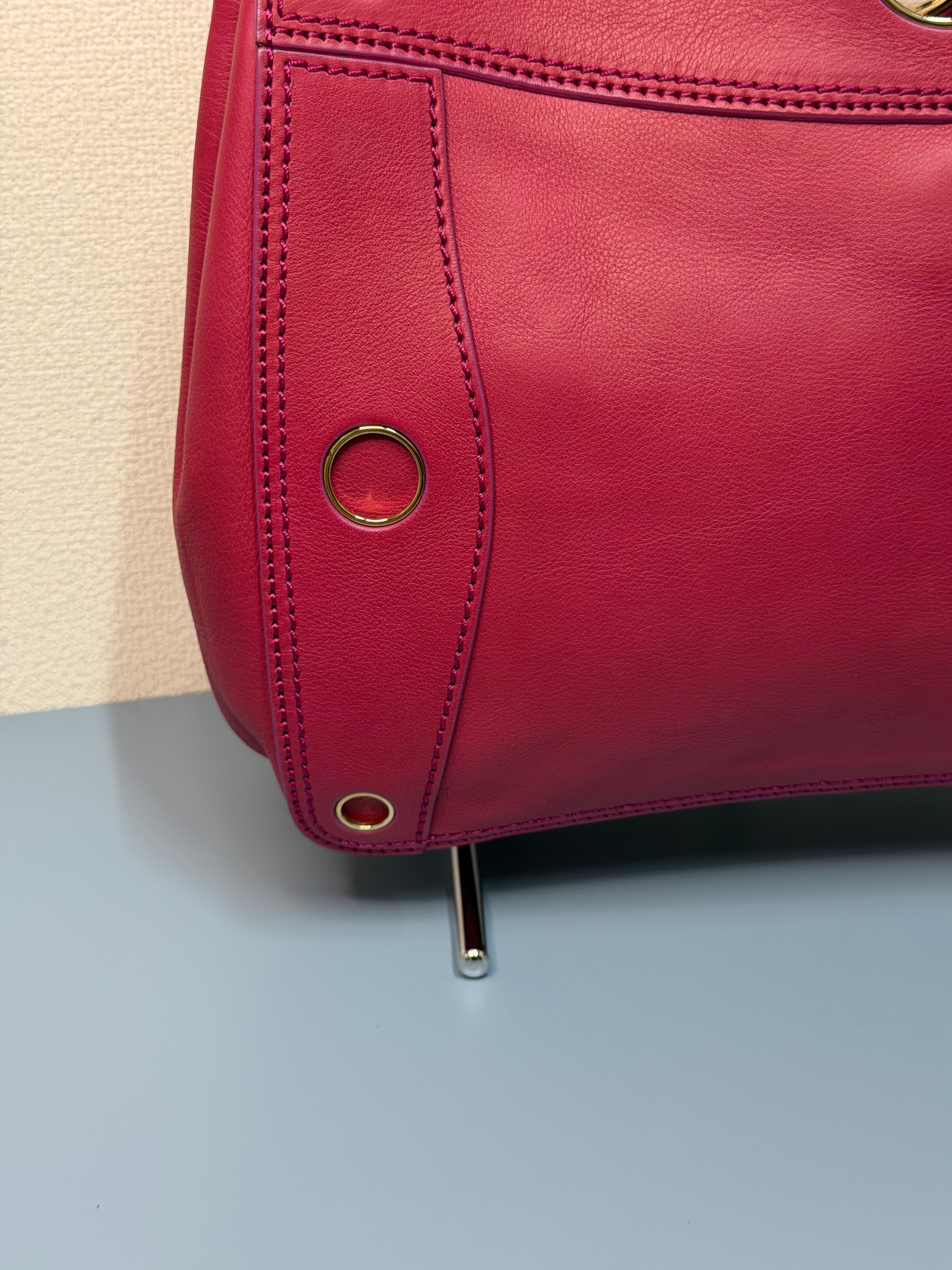 Borsa a Spalla Fucsia di Céline