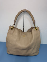 Borsa a Spalla Prada in Color Sabbia