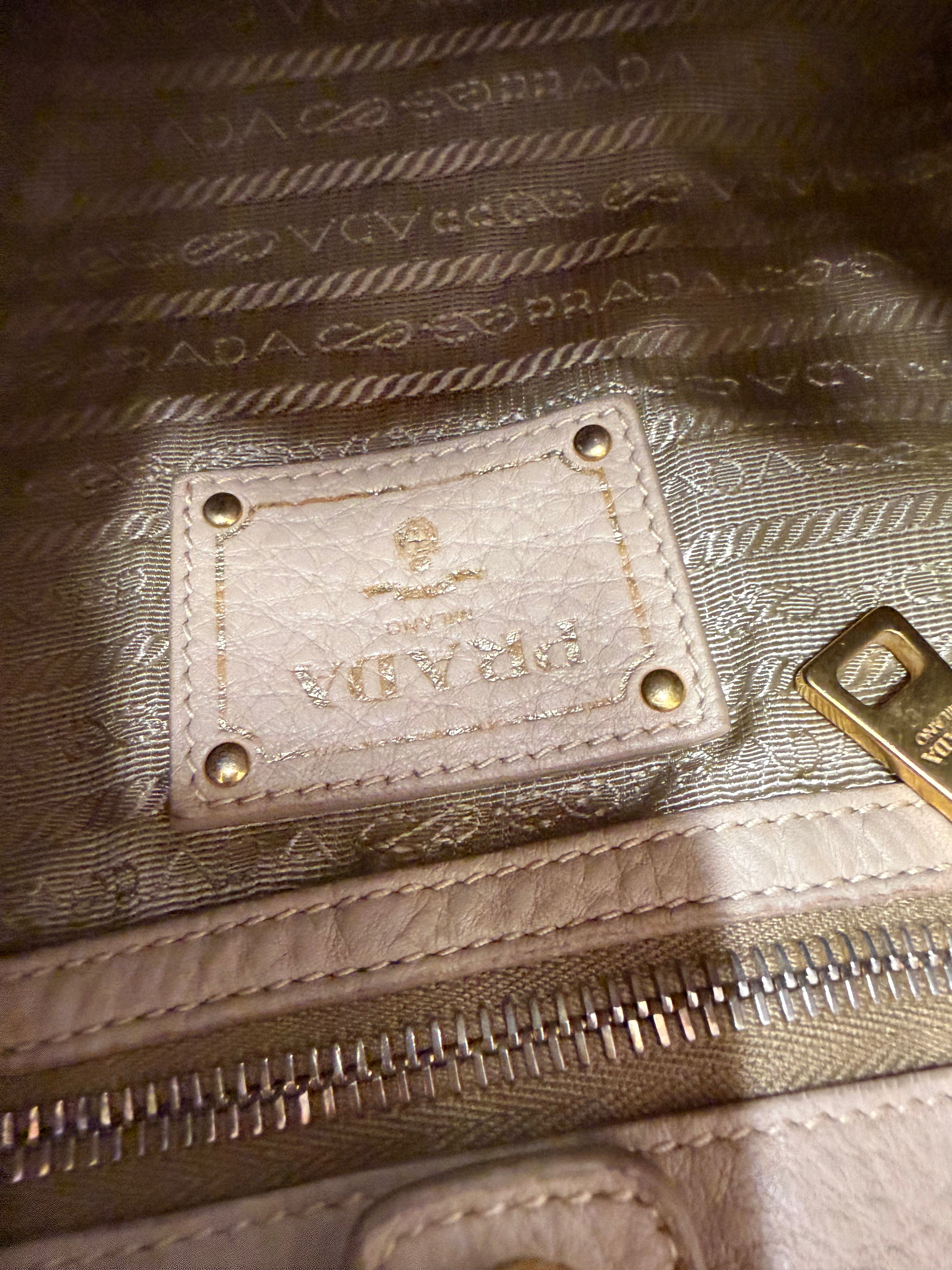 Borsa a Spalla Prada in Color Sabbia