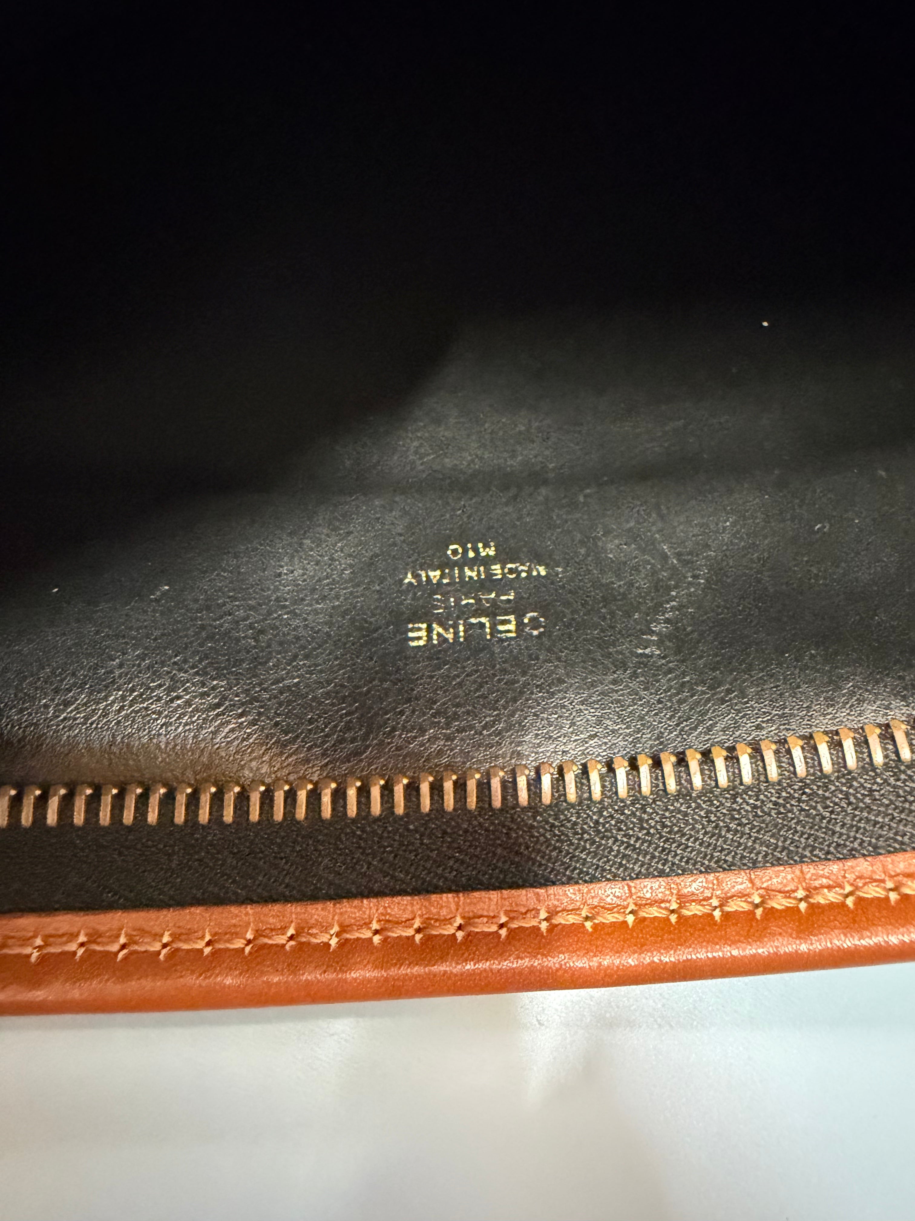 Pochette Vintage di Céline in Pelle Nera