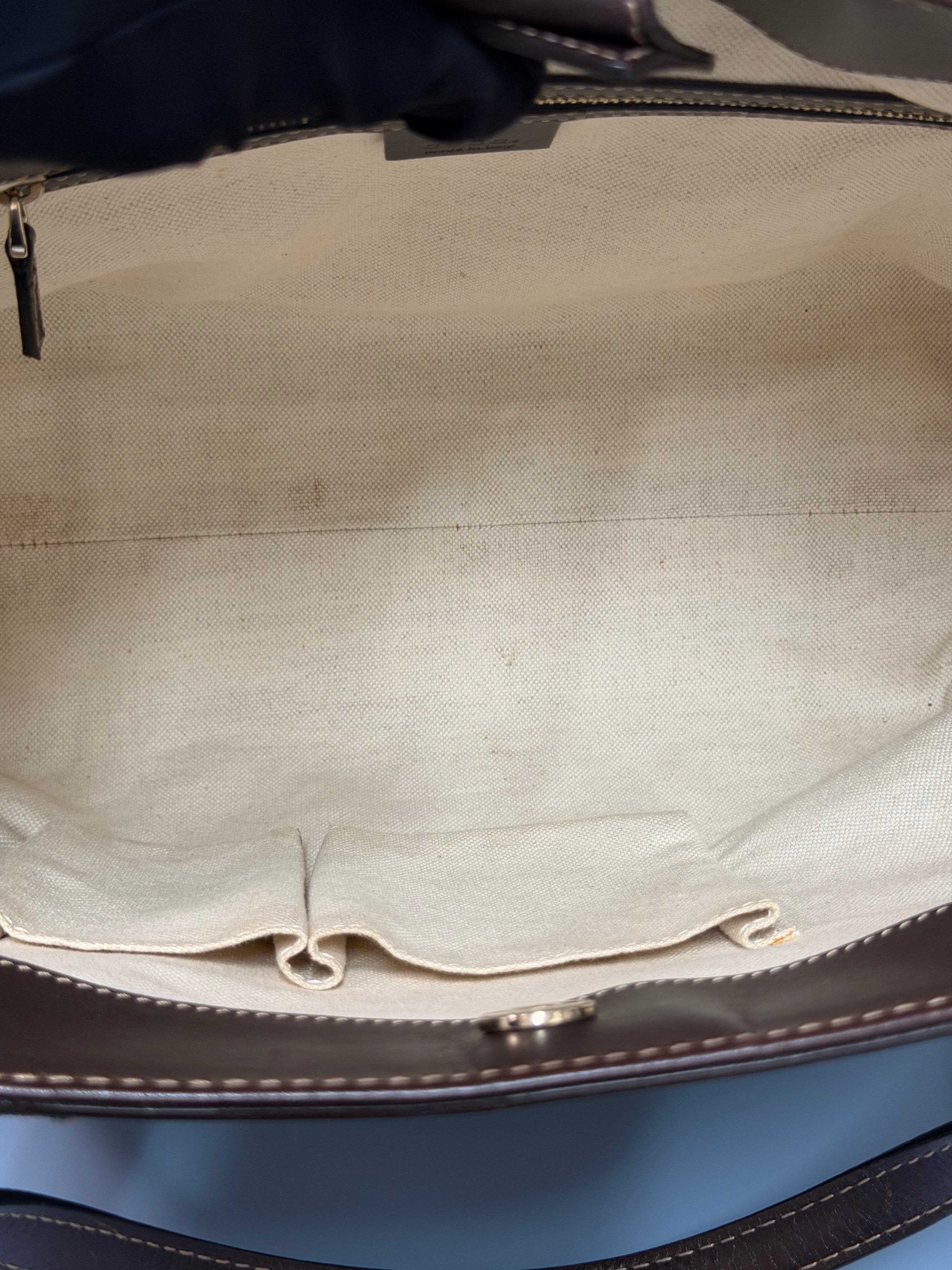Borsa Tote Gucci in Tela GG Beige