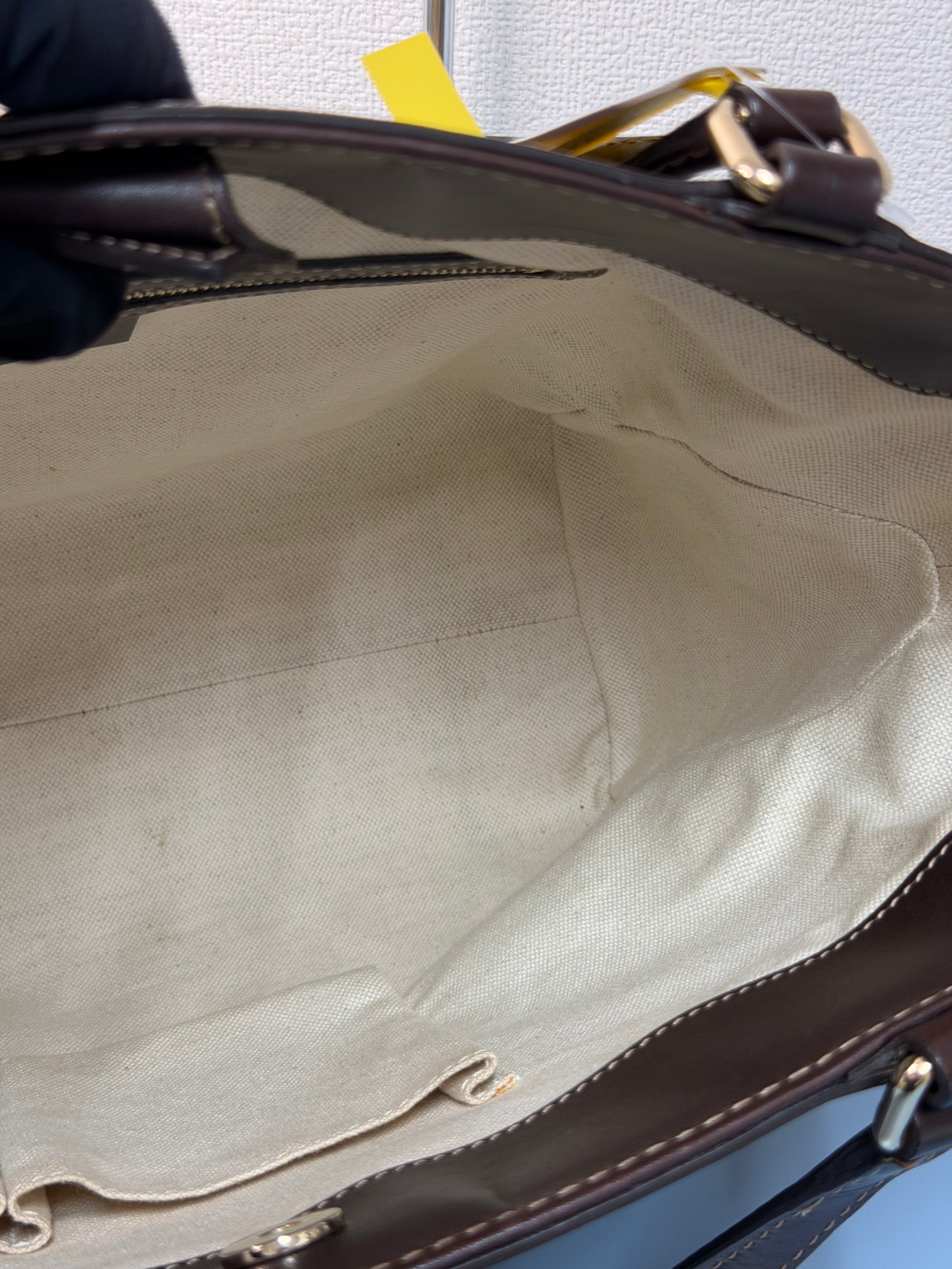 Borsa Tote Gucci in Tela GG Beige