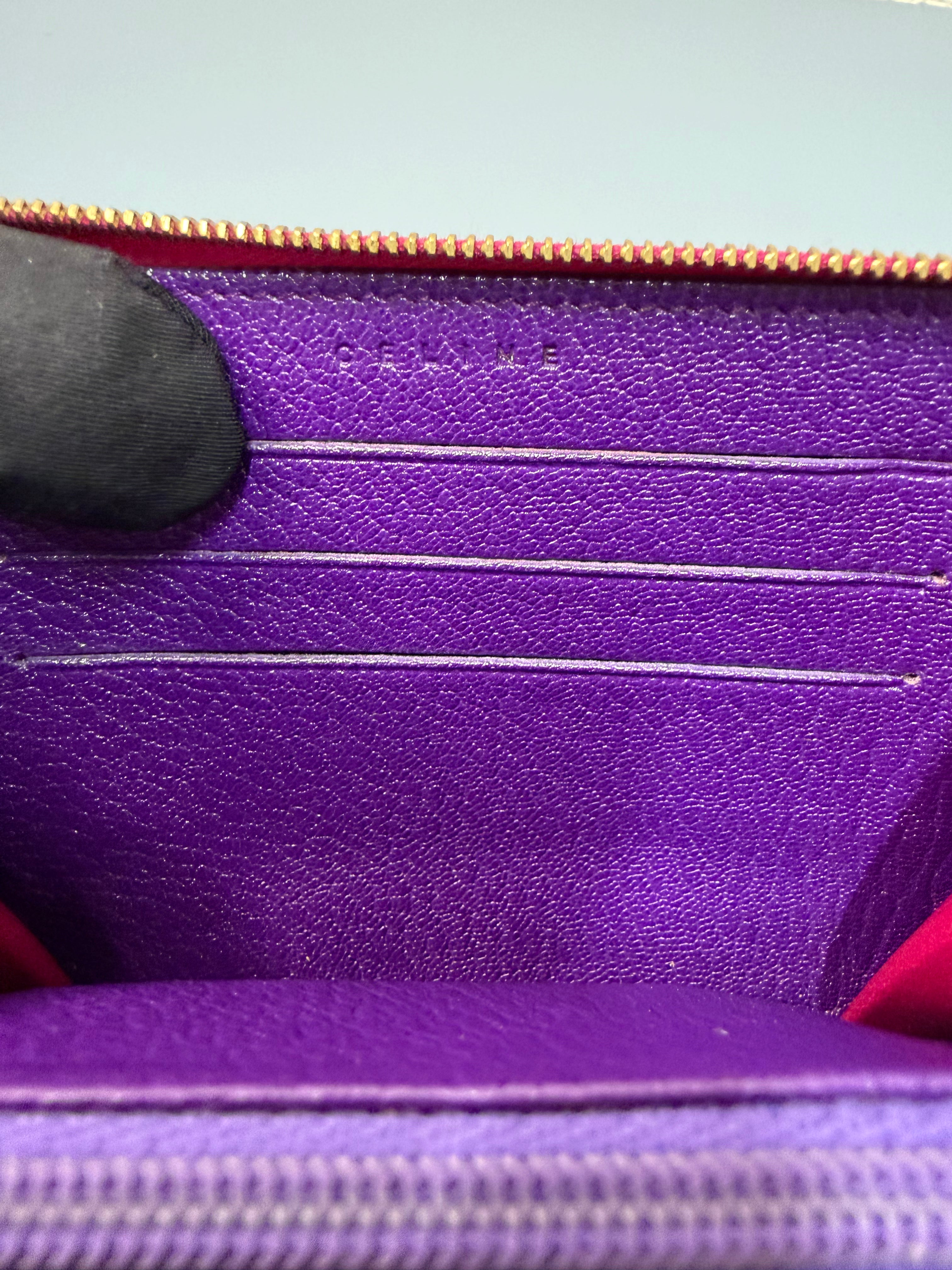 Portafoglio con Chiusura a Zip di Céline
