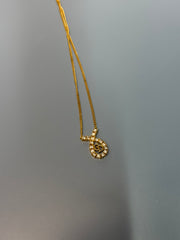 Collana Vintage di Christian Dior con Ciondolo a Goccia