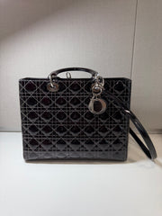 Borsa Lady Dior in Vernice
