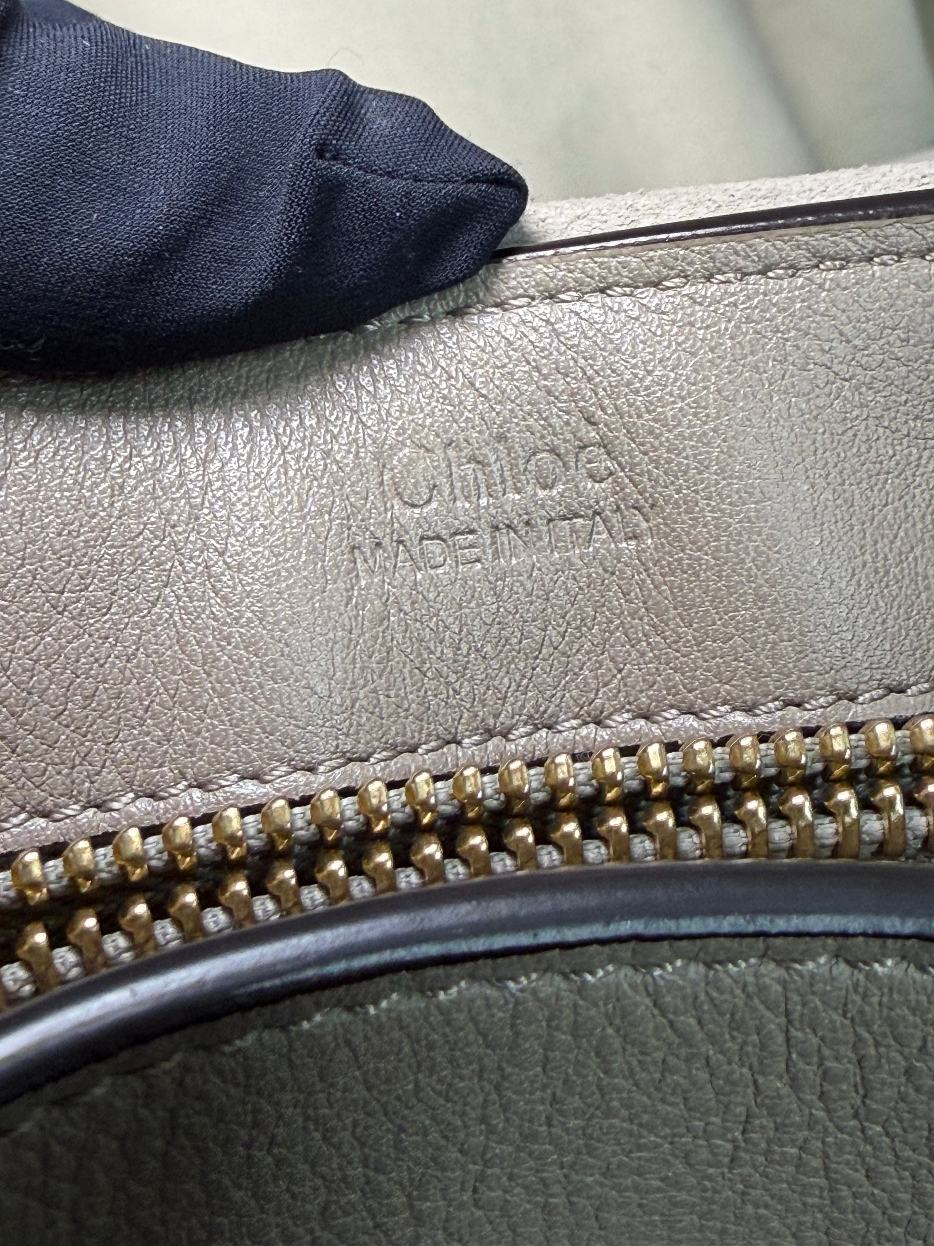 Borsa Chloé Faye Day in Pelle Color Tortora