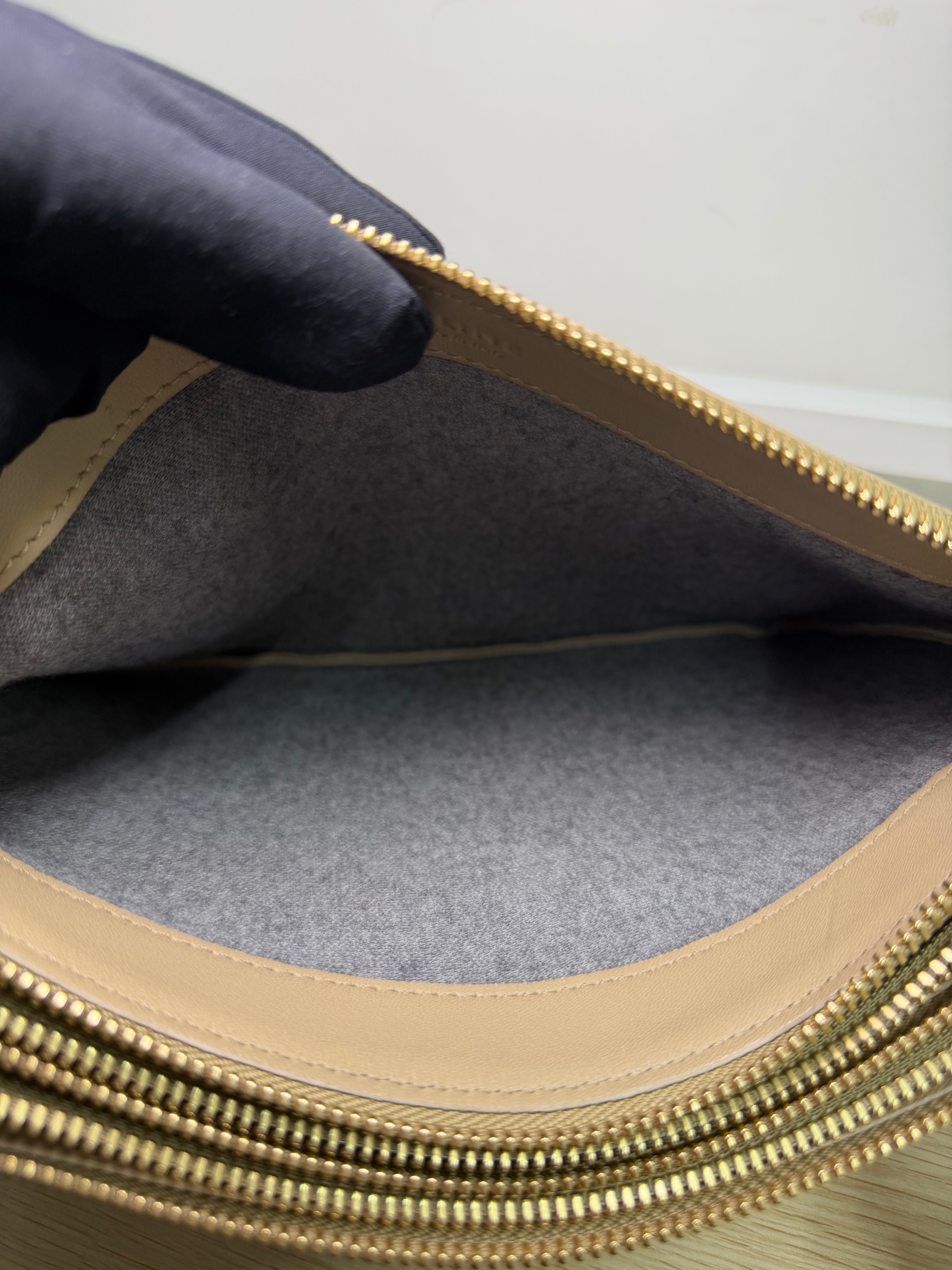 Borsa a Tracolla Céline Trio in Pelle Beige