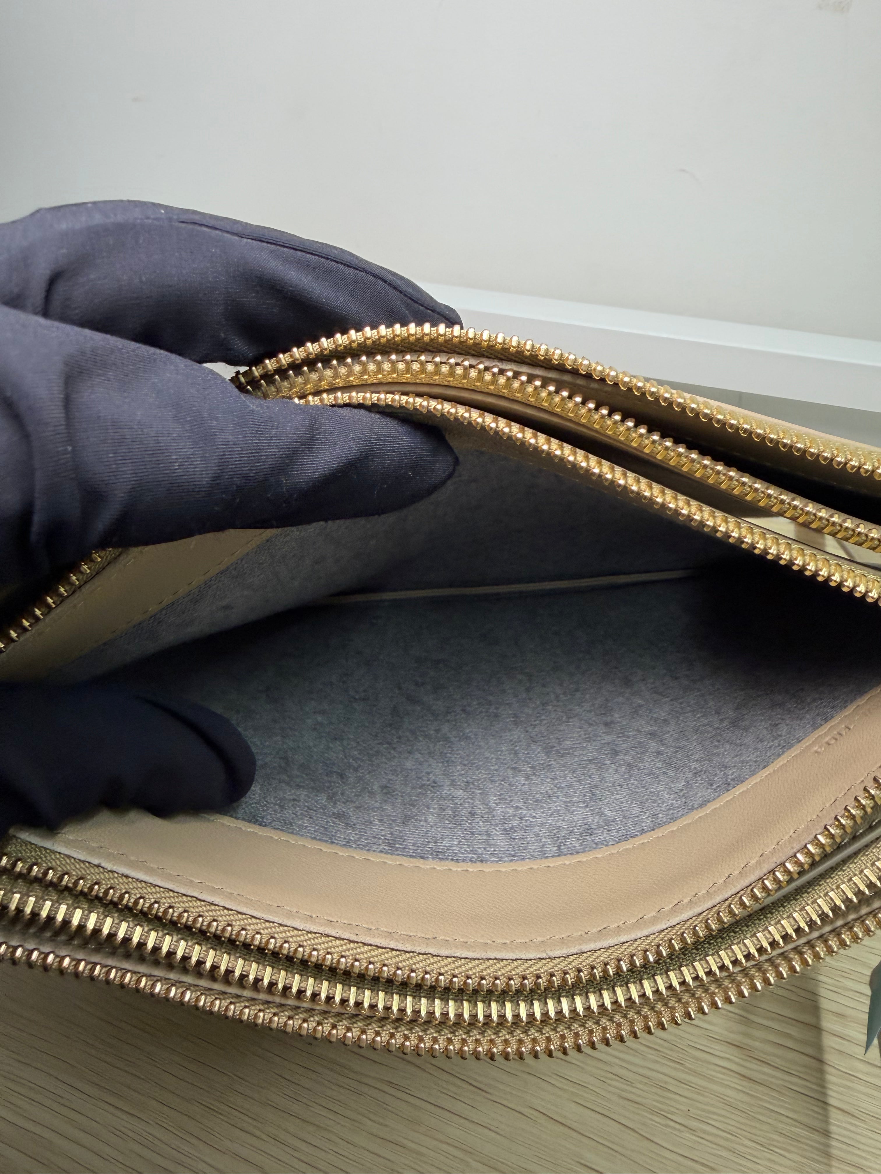 Borsa a Tracolla Céline Trio in Pelle Beige