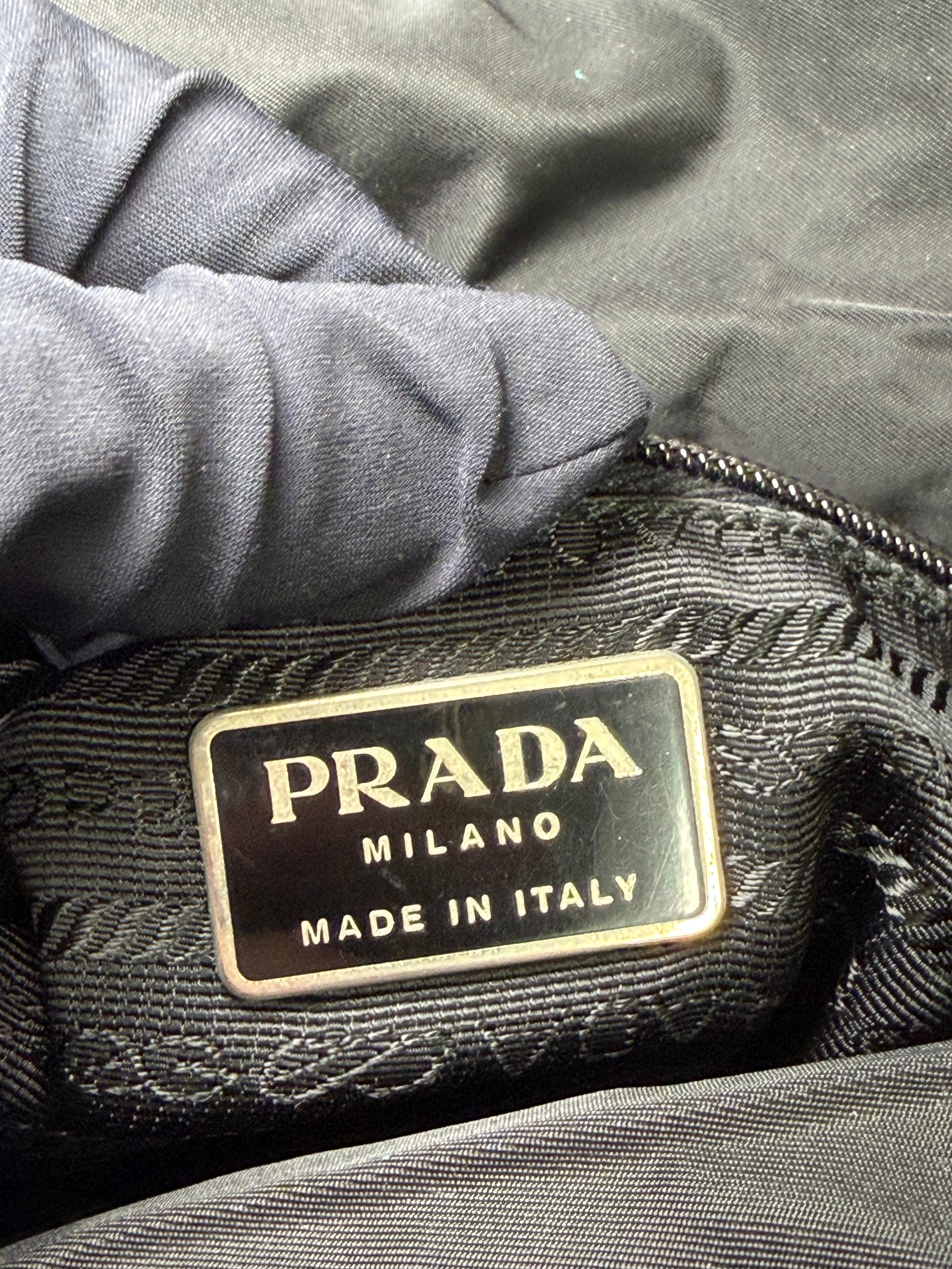 Borsa Tote Prada in Nylon Nero