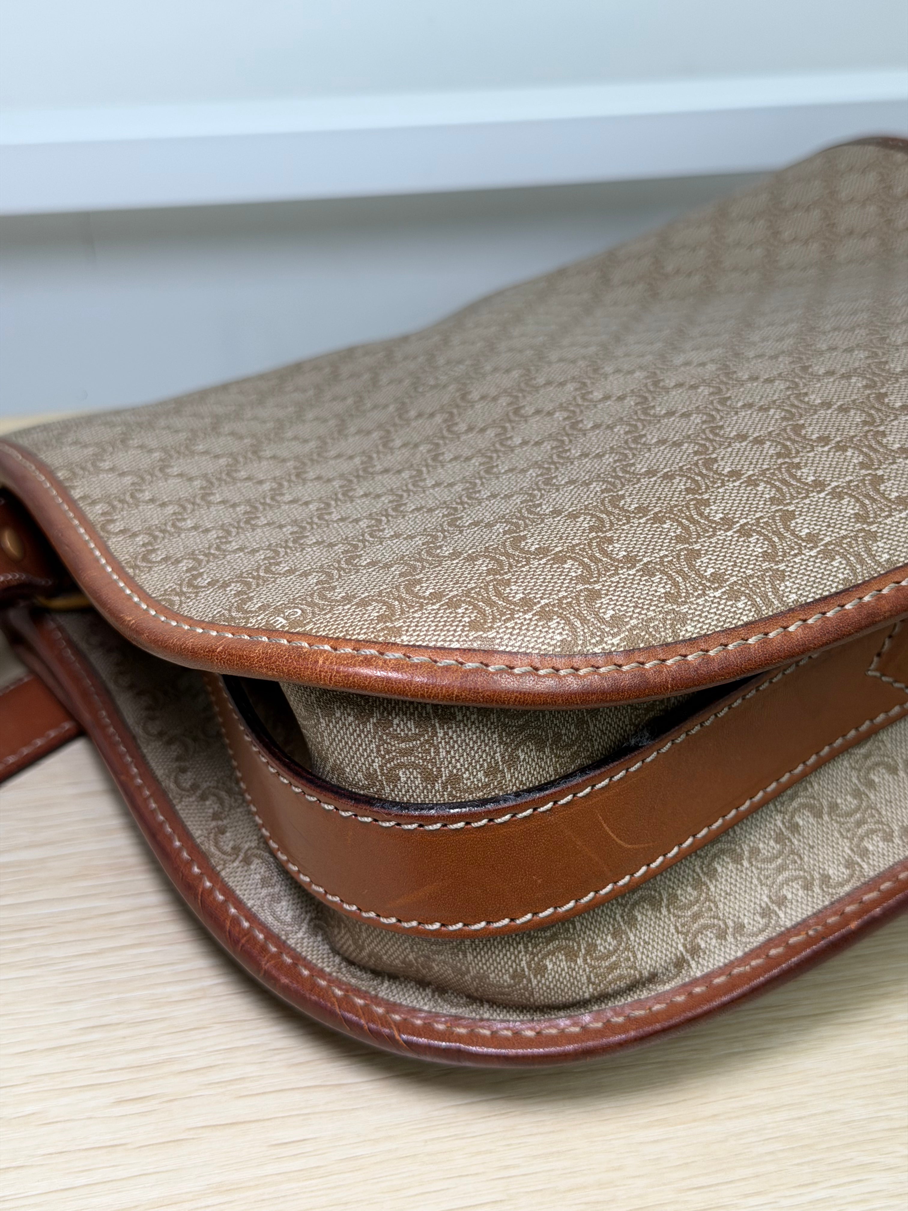 Borsa a Tracolla Vintage di Céline in Monogram Macadam