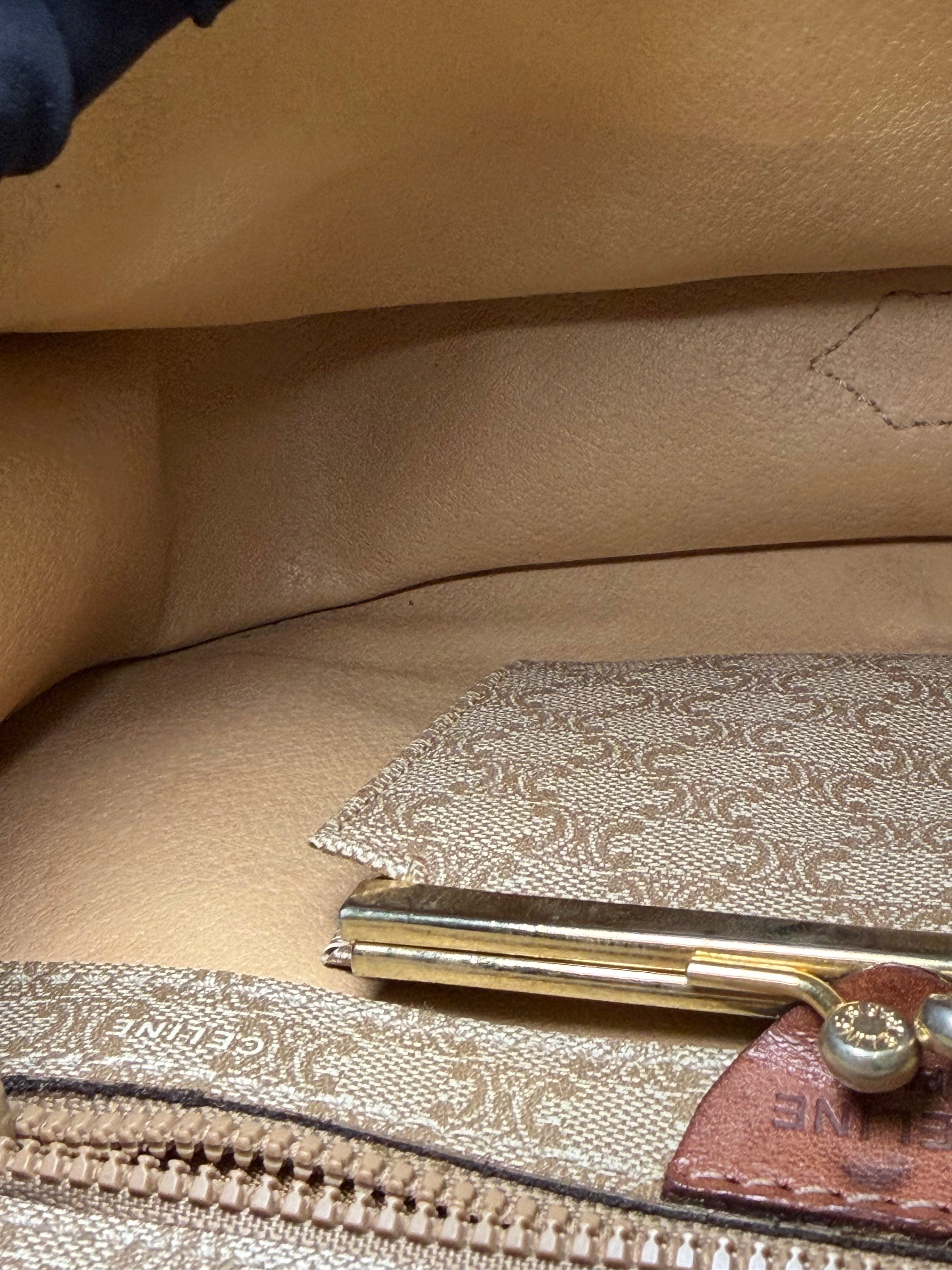 Borsa a Tracolla Vintage di Céline in Monogram Macadam
