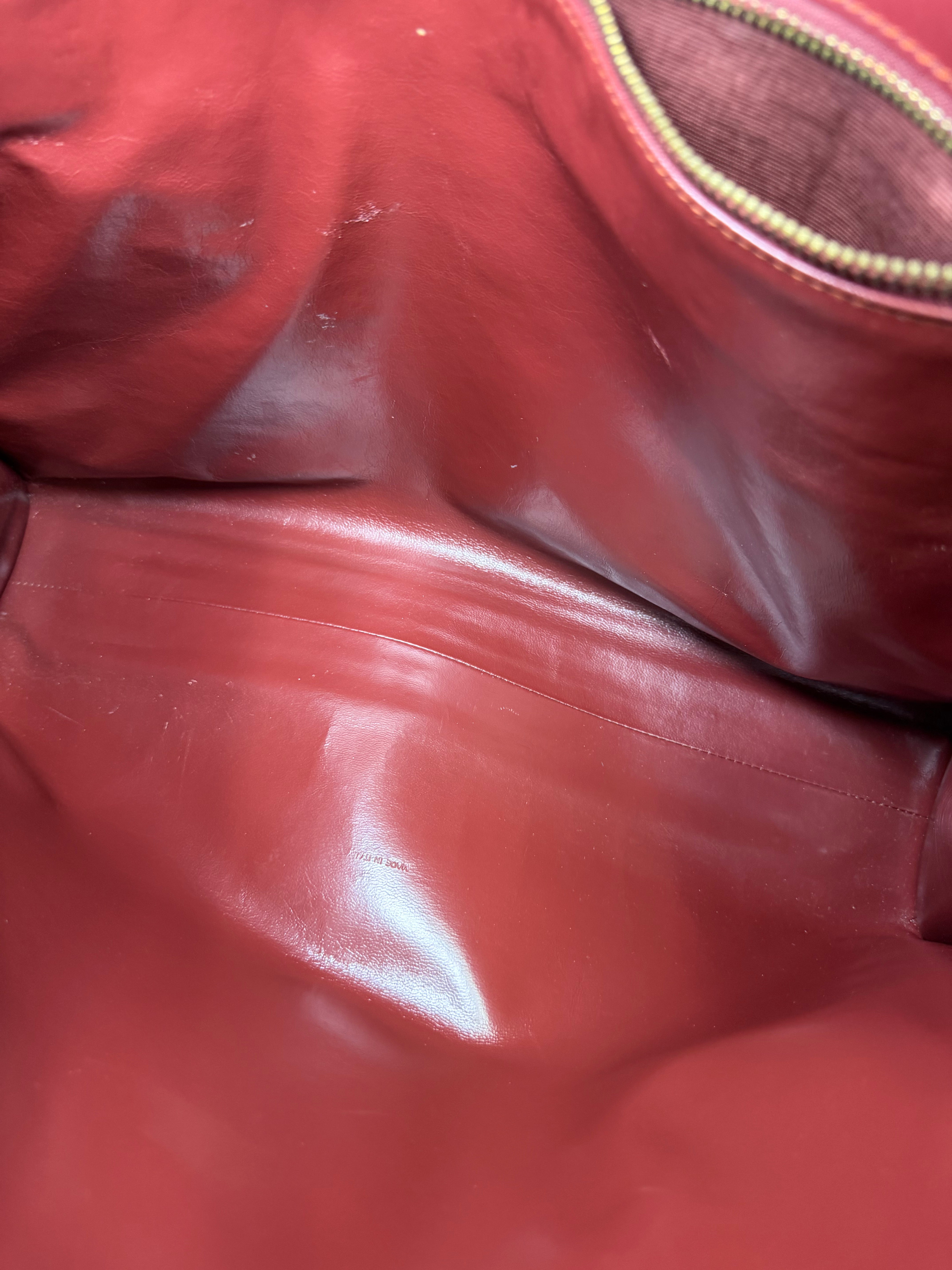Borsa Tote Cartier in Pelle Bordeaux