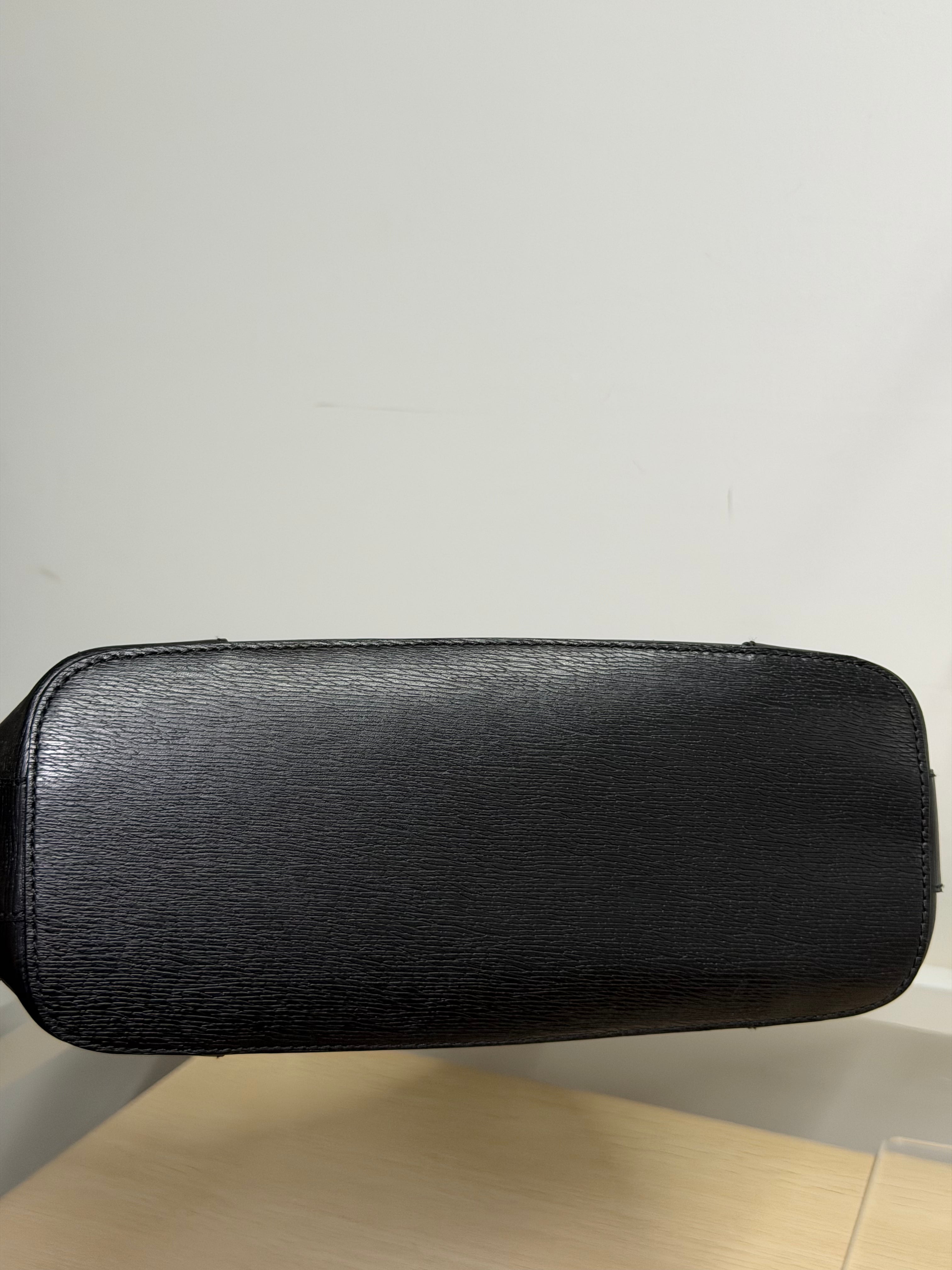 Borsa a Spalla Vintage in Pelle Nera di Gucci