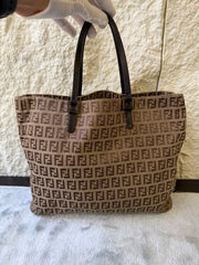 Borsa Fendi in Tela Zucchino