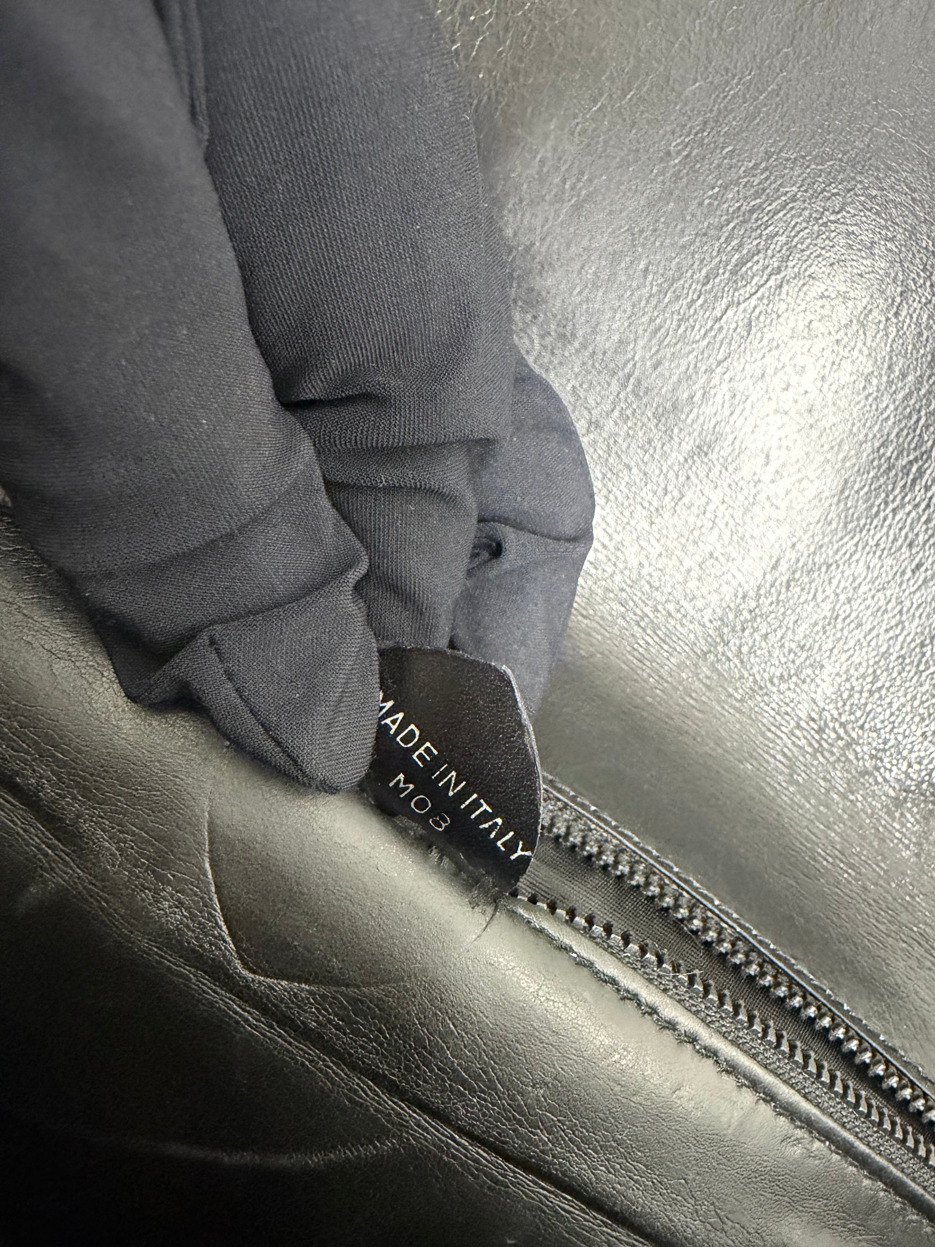 Pochette Vintage in Pelle Nera Céline