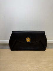 Pochette Vintage in Pelle Nera di Cartier