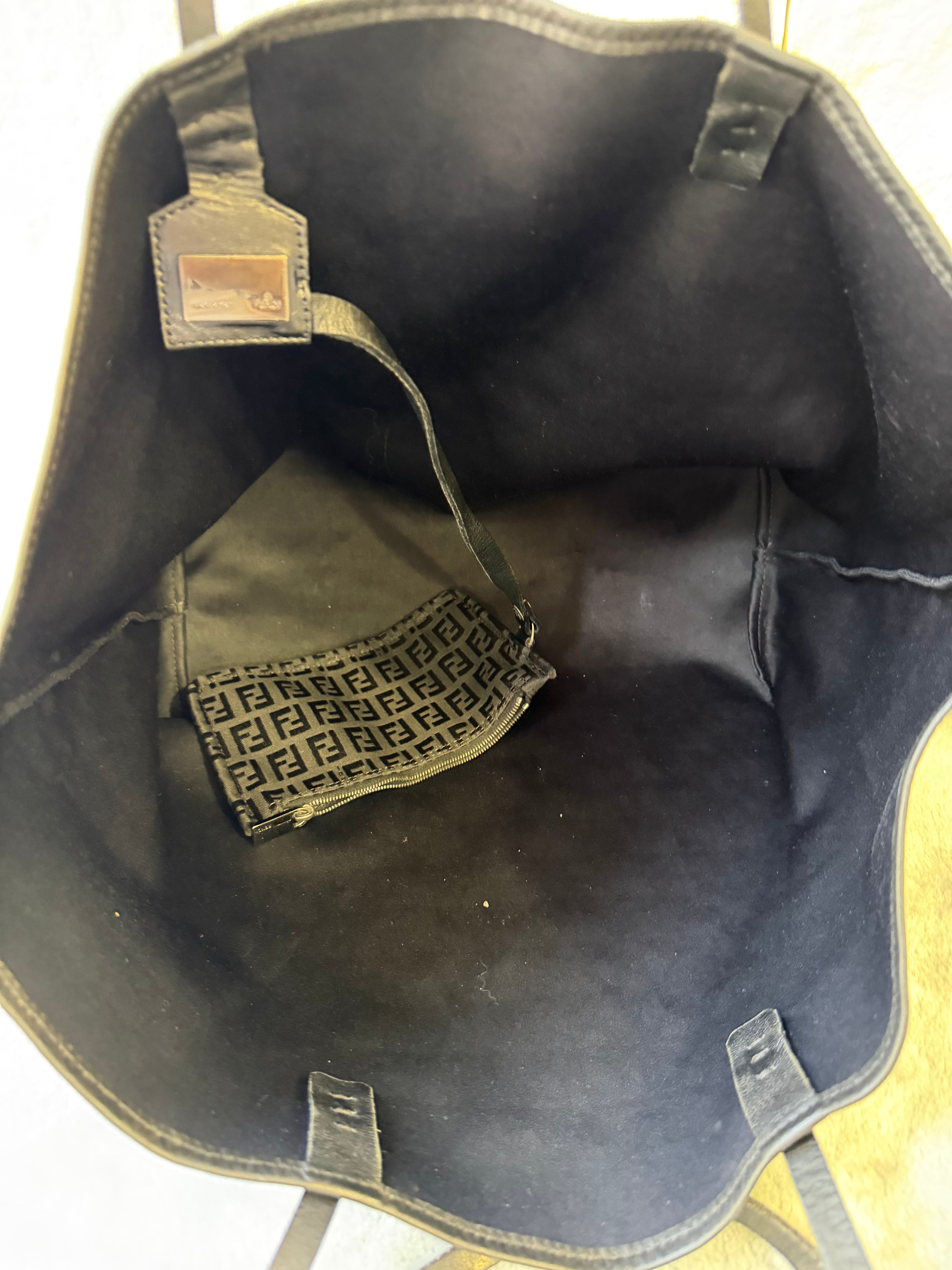 Borsa Tote Fendi Zucchino