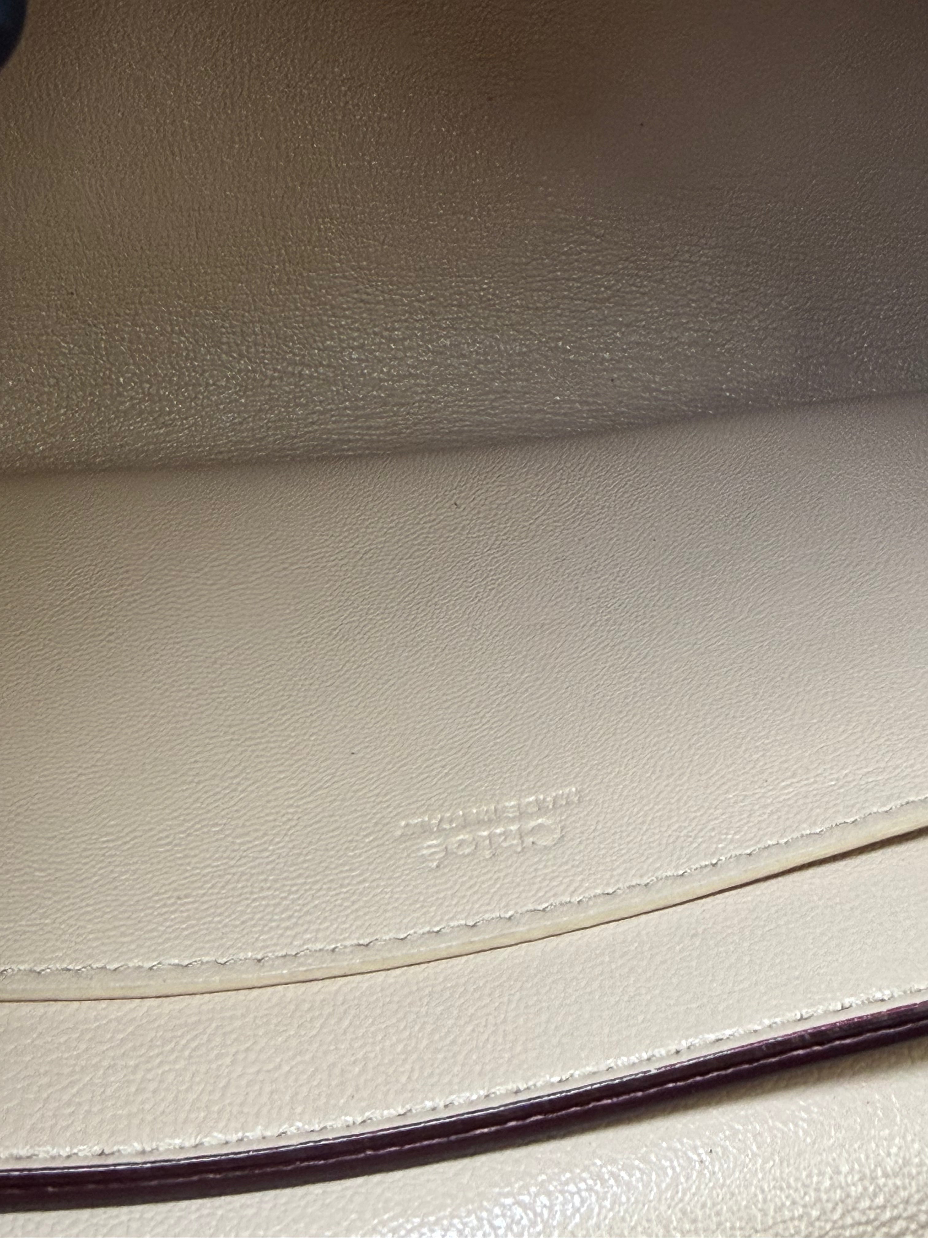 Pochette Chloé Elle Chain in Pelle Rossa