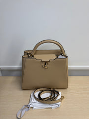 Borsa a Mano Jimmy Choo Varenne in Pelle Beige