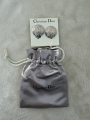 Orecchini Christian Dior in Metallo