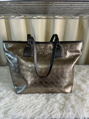 Borsa Tote Salvatore Ferragamo in Pelle Metallizzata